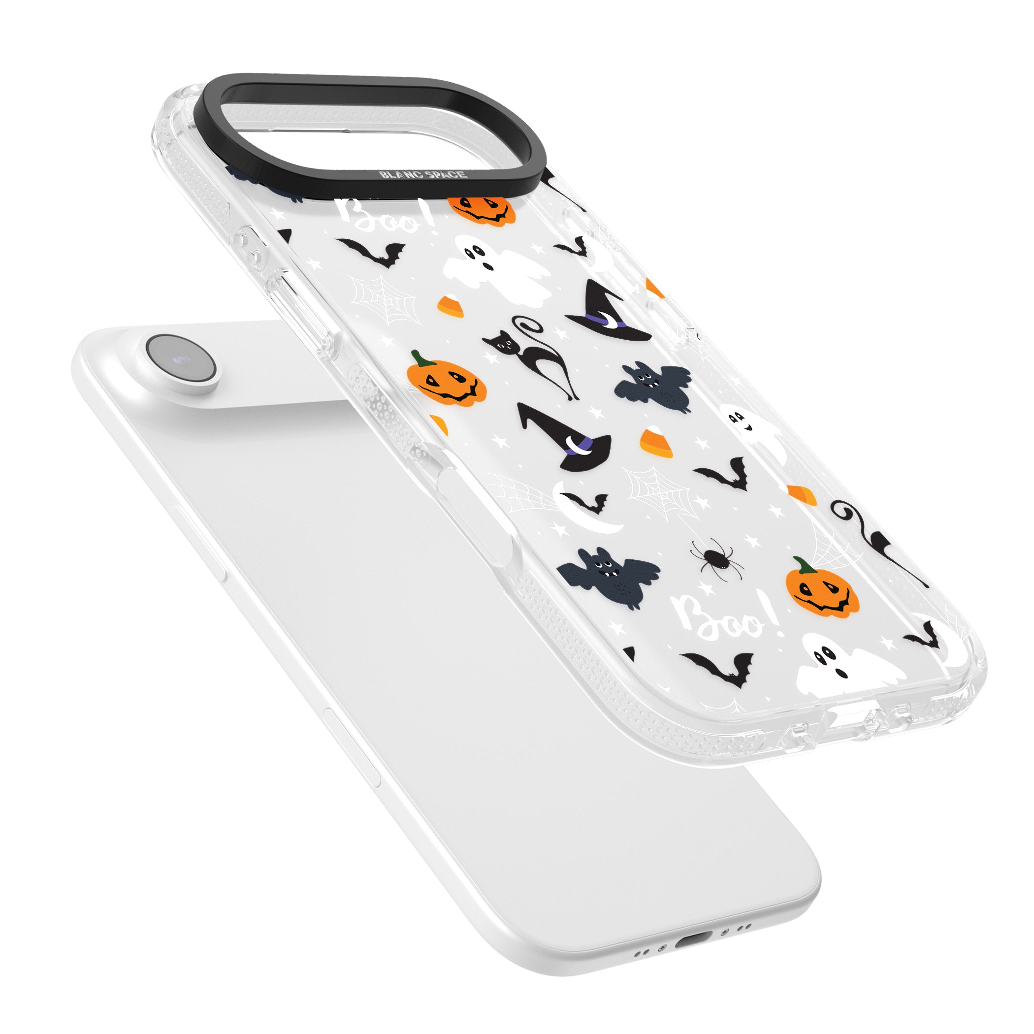 Halloween Mix Pattern iPhone 17 Air Impact Air Clear Phone Case Colours