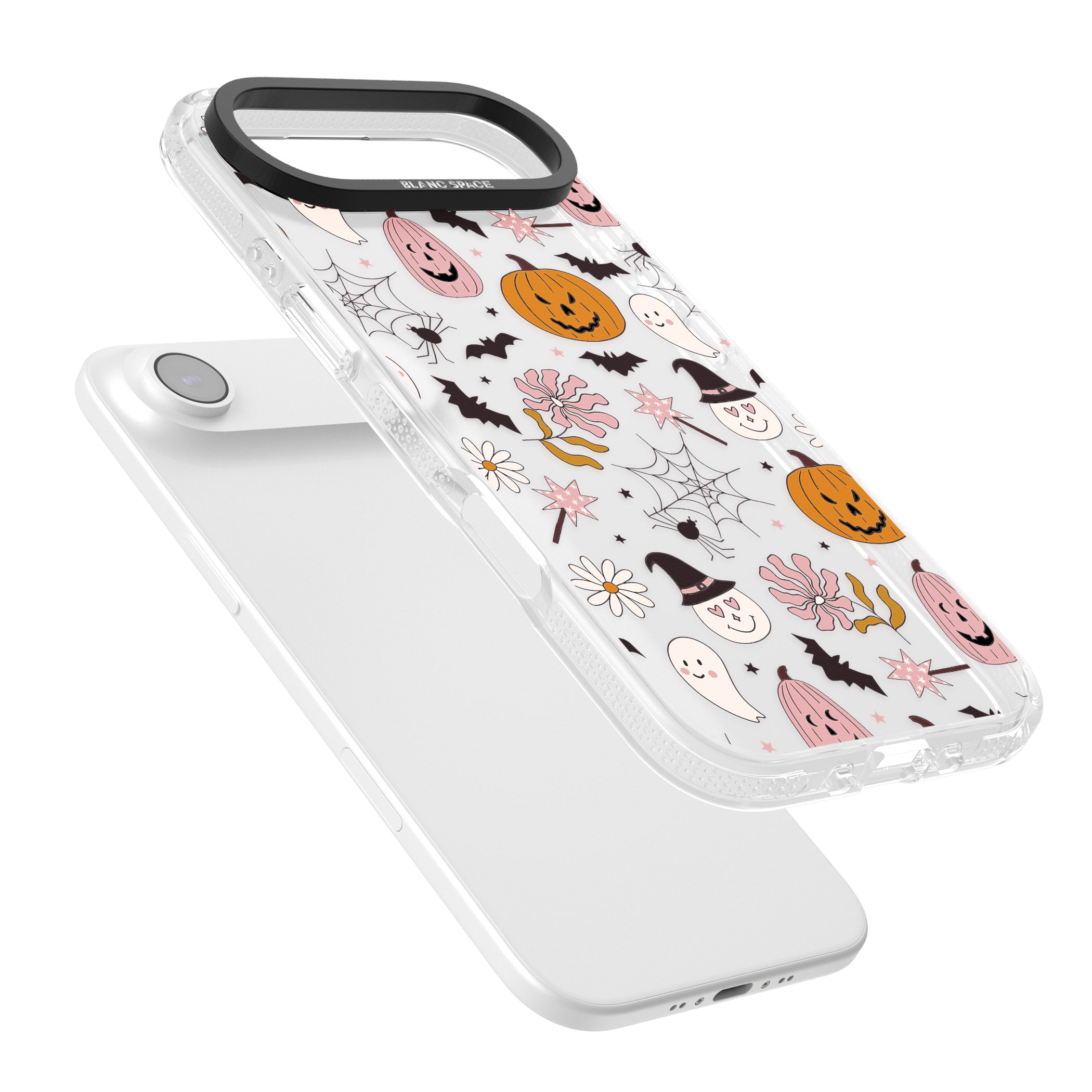 Spooky Mix iPhone 17 Air Impact Air Clear Phone Case Colours