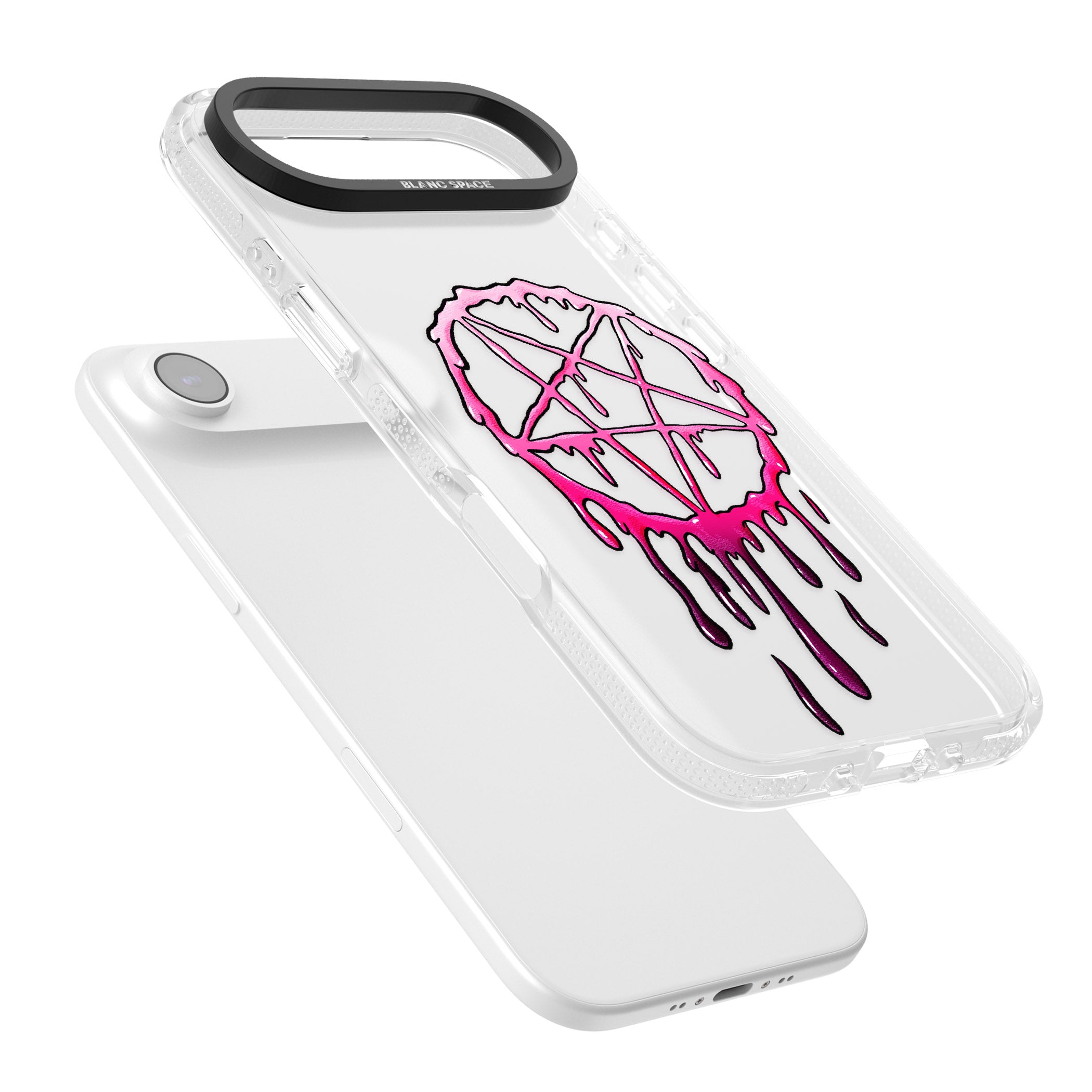 Pentagram Of Blood iPhone 17 Air Impact Air Clear Phone Case Colours