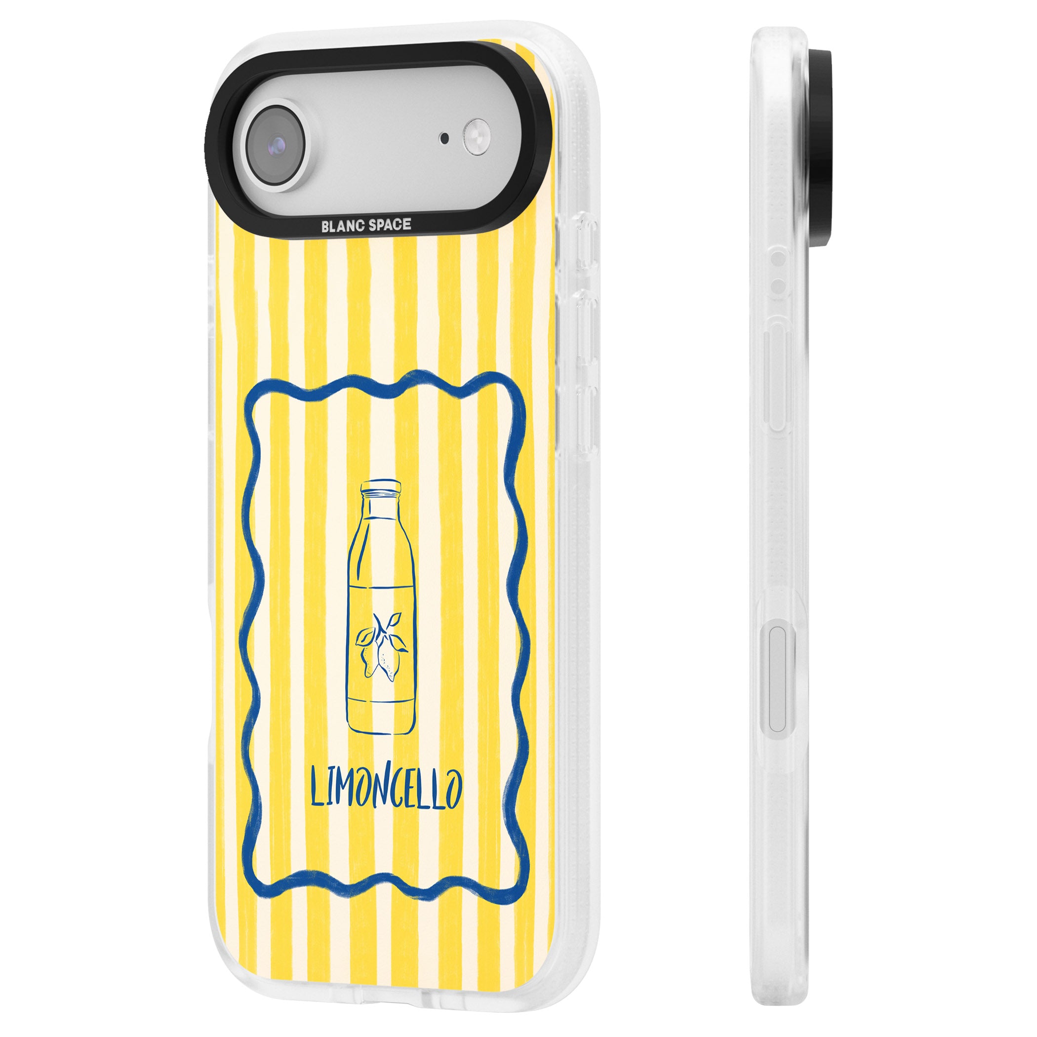 Limoncello iPhone 17 Air Impact Air Clear Phone Case Side Profile