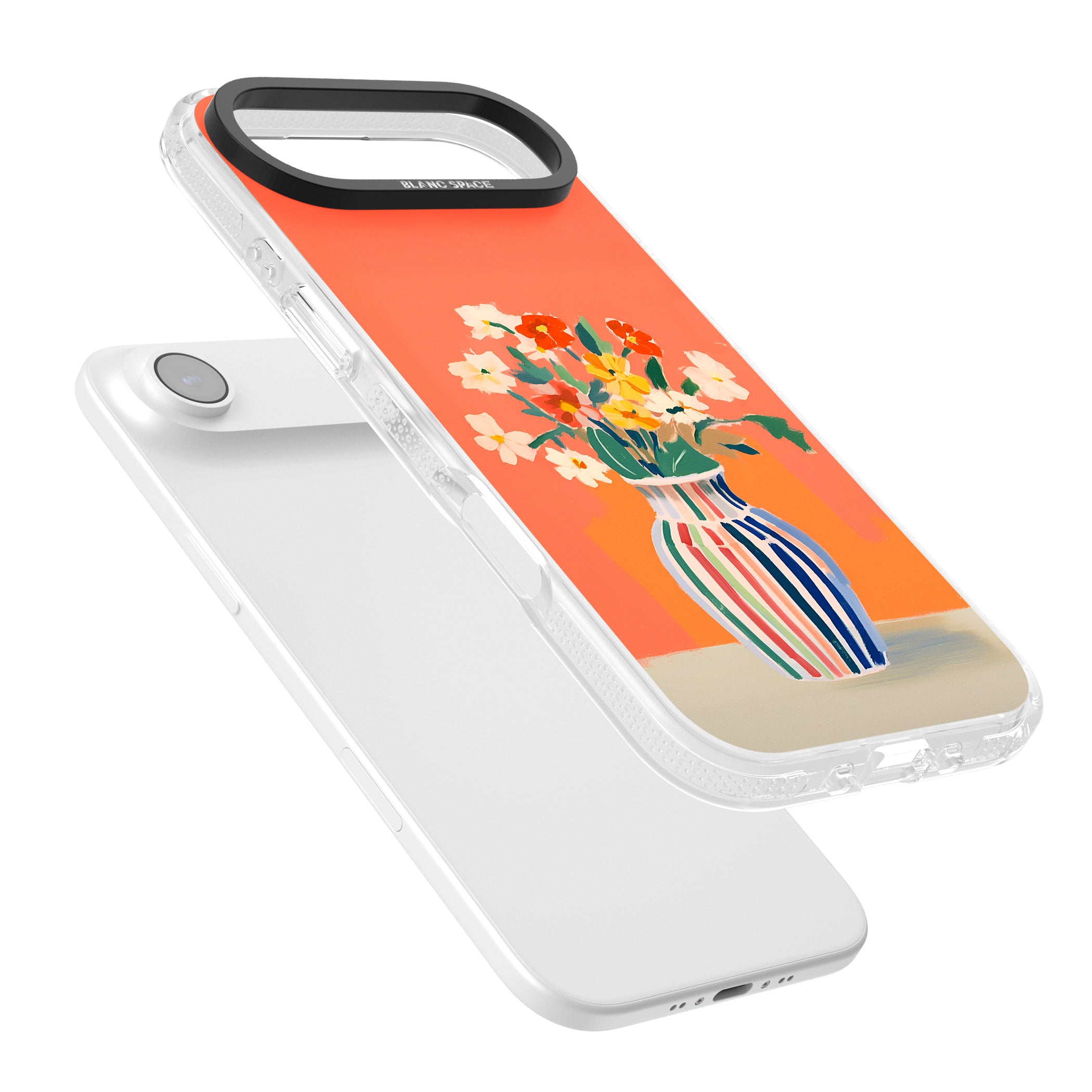 Coral Flower Vase iPhone 17 Air Impact Air Clear Phone Case Colours