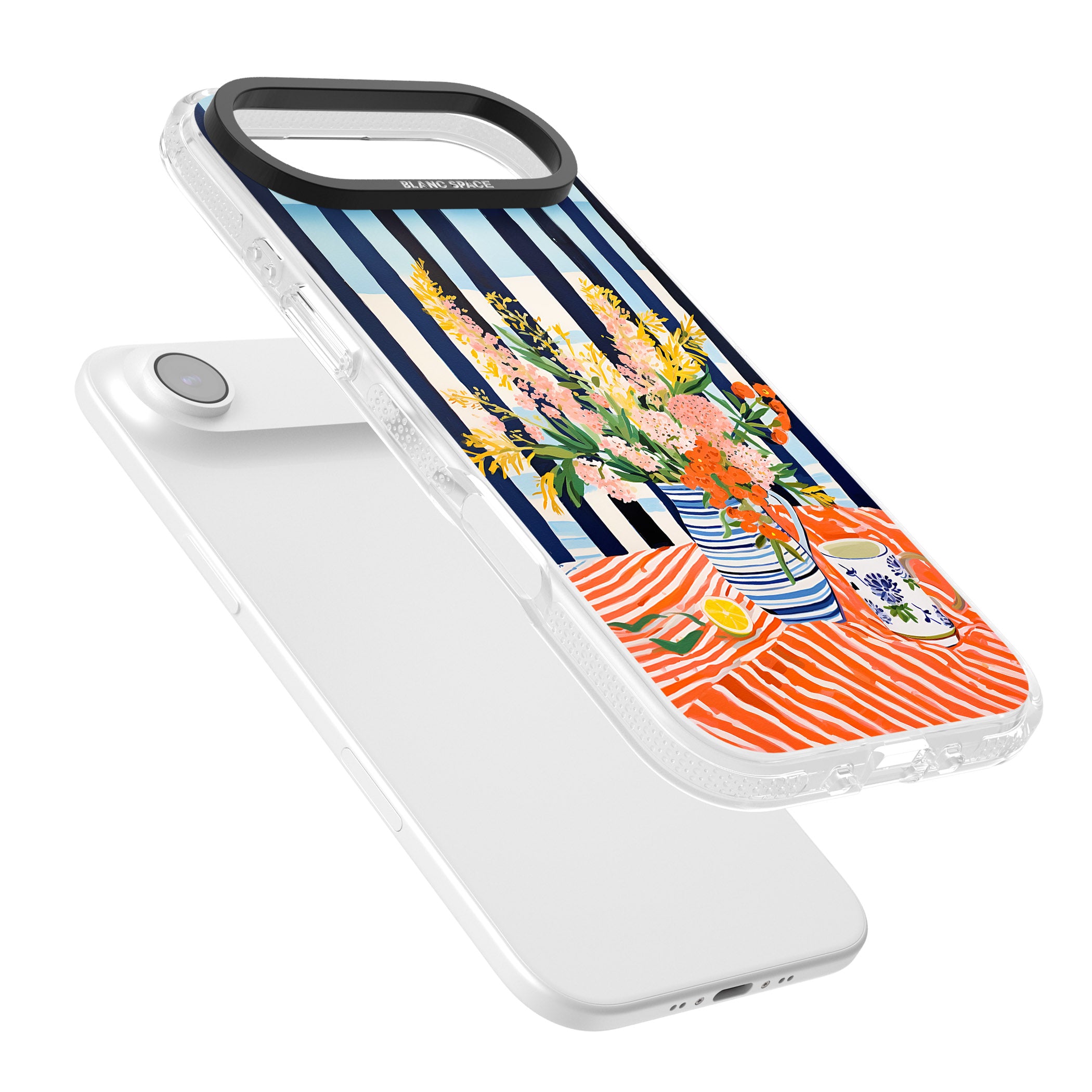 Seaside Flowers iPhone 17 Air Impact Air Clear Phone Case Colours