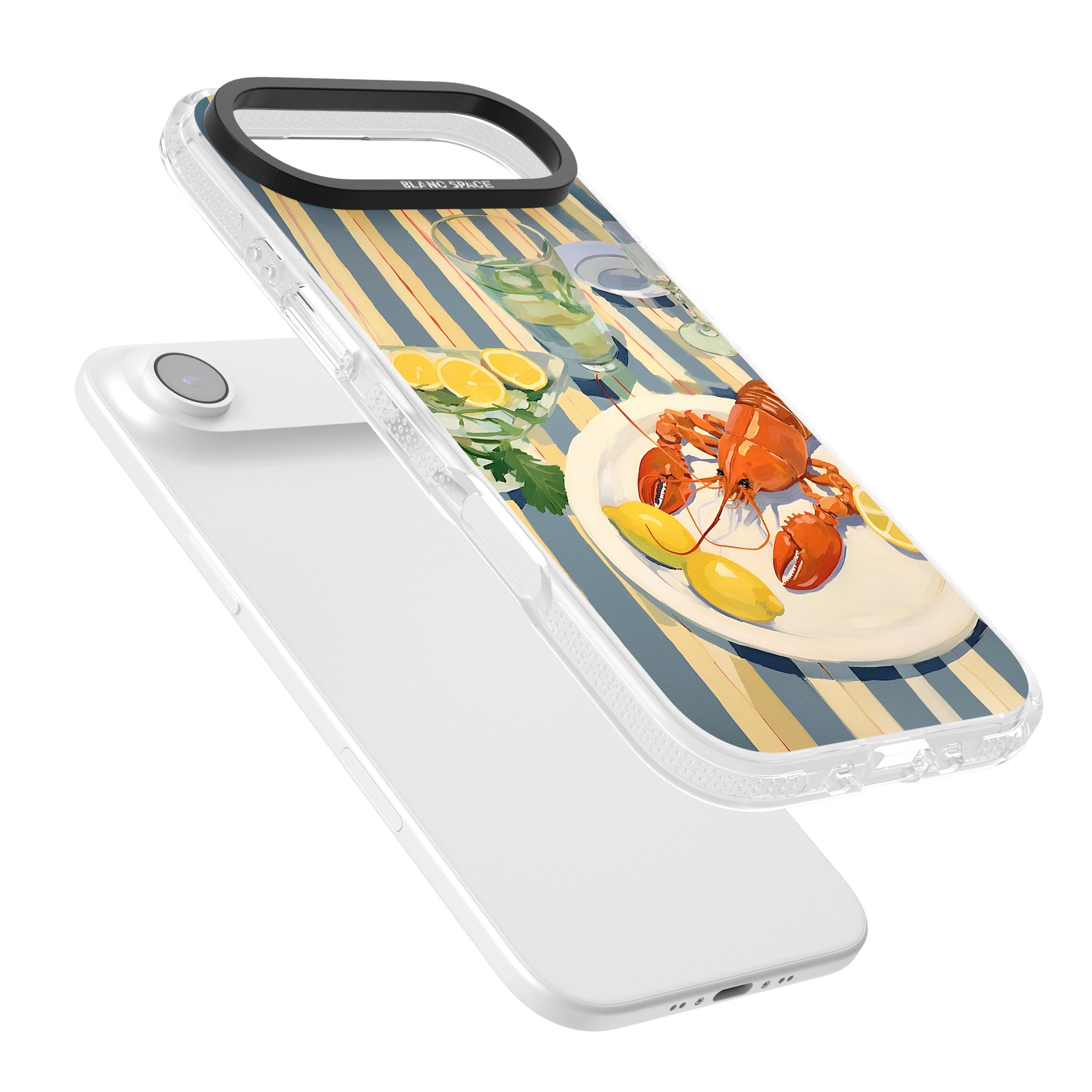 Lobster & Lemons iPhone 17 Air Impact Air Clear Phone Case Colours