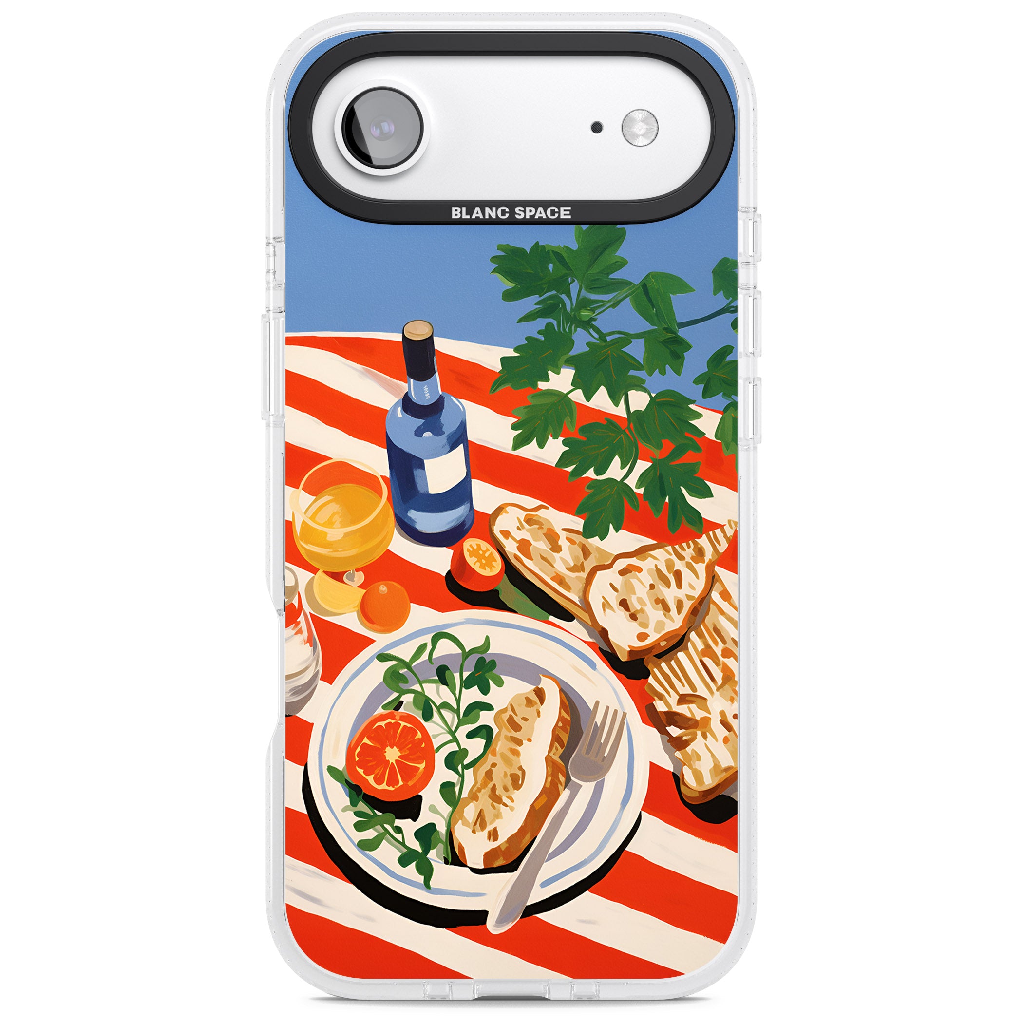 Mediterranean Lunch Table iPhone 17 Air Impact Air Clear Phone Case