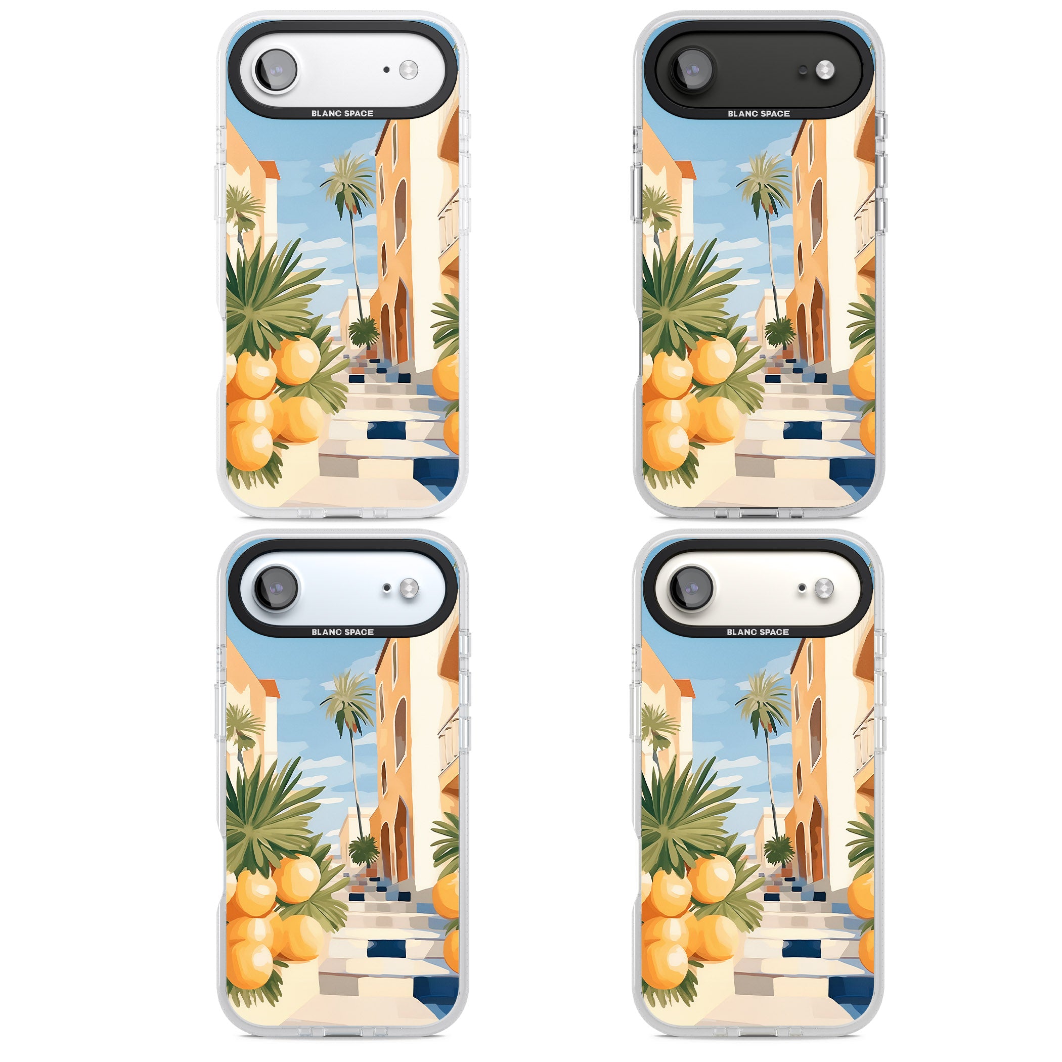 Mediterranean Village iPhone 17 Air Impact Air Clear Phone Case APT Impact Protection