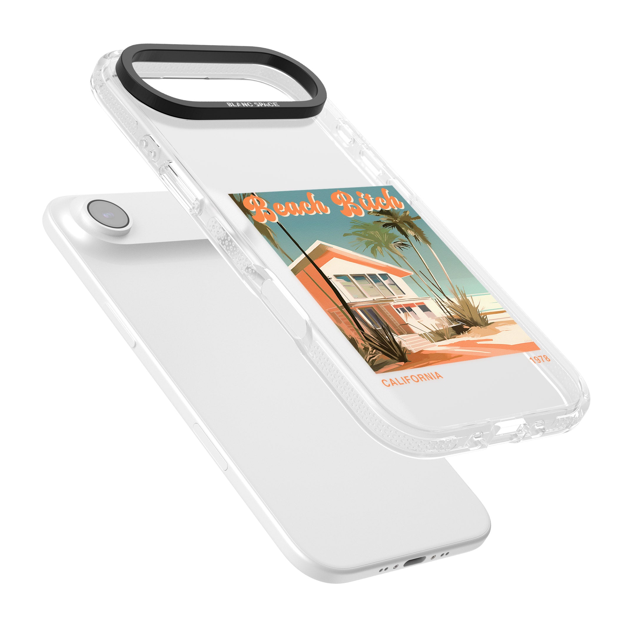 Beach B*tch iPhone 17 Air Impact Air Clear Phone Case Colours