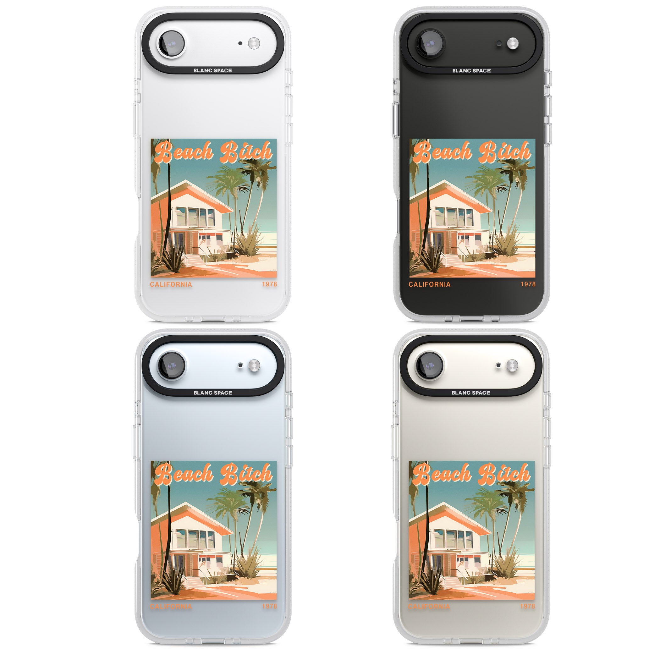 Beach B*tch iPhone 17 Air Impact Air Clear Phone Case APT Impact Protection