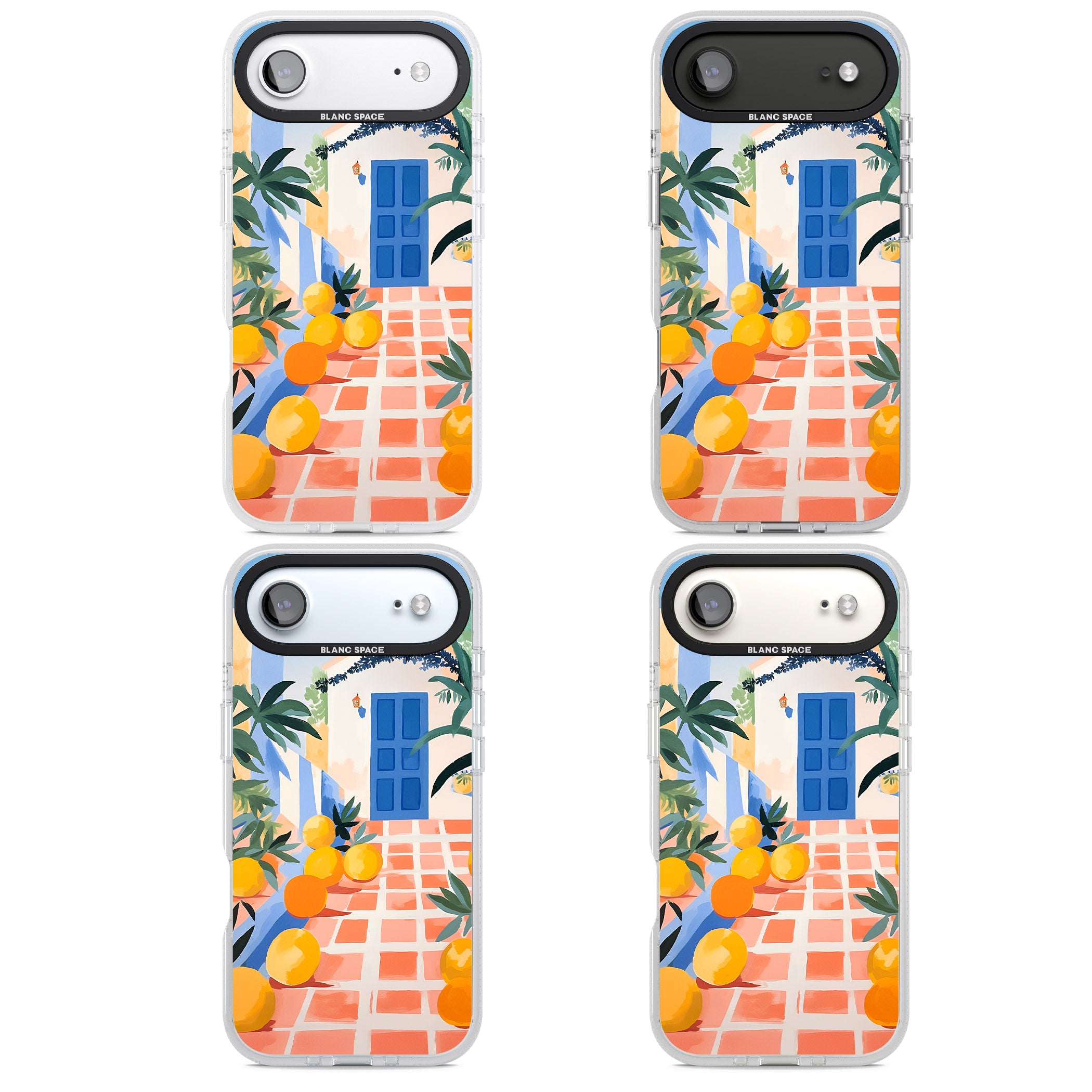 Greek Courtyard iPhone 17 Air Impact Air Clear Phone Case APT Impact Protection