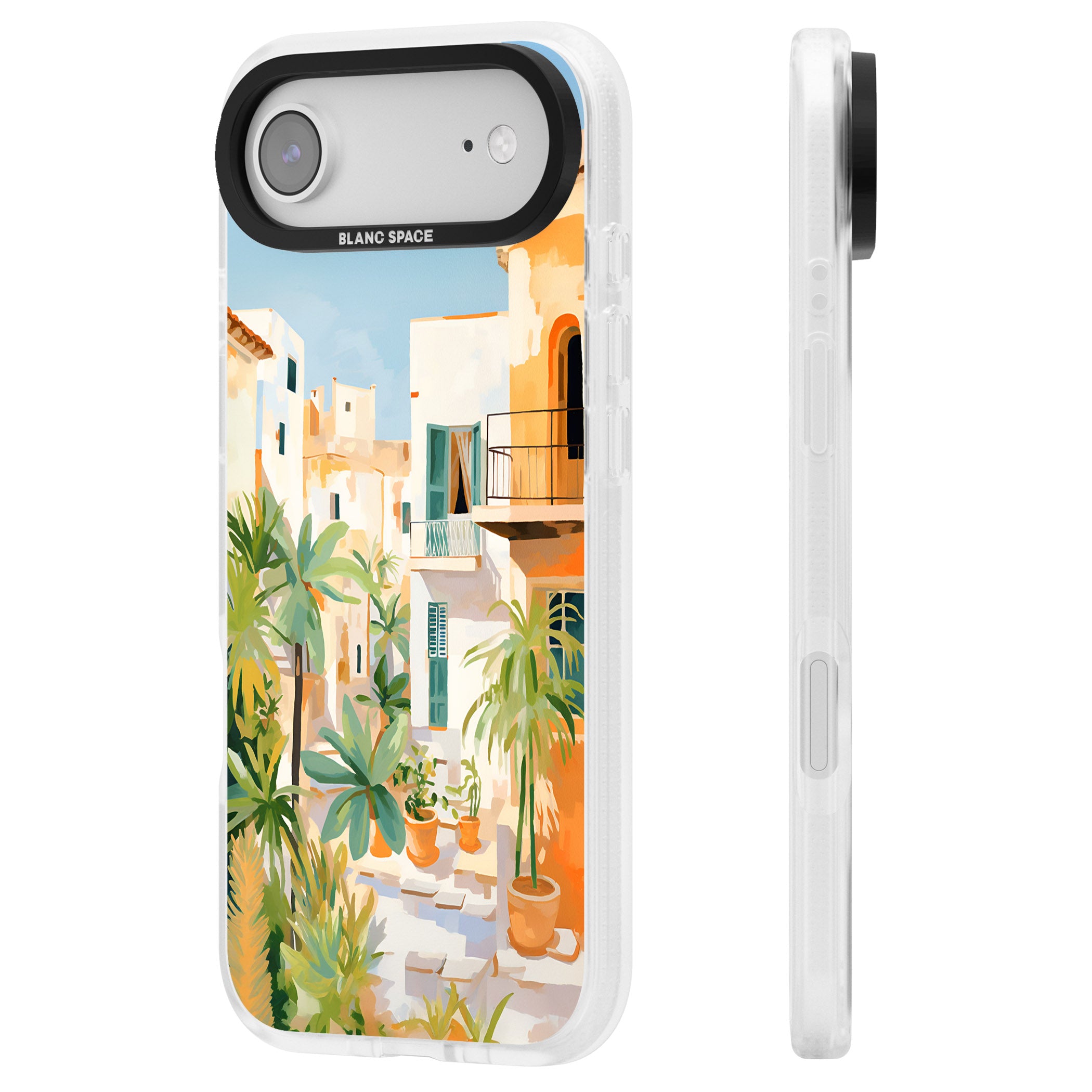 Italian Vicoli iPhone 17 Air Impact Air Clear Phone Case Side Profile