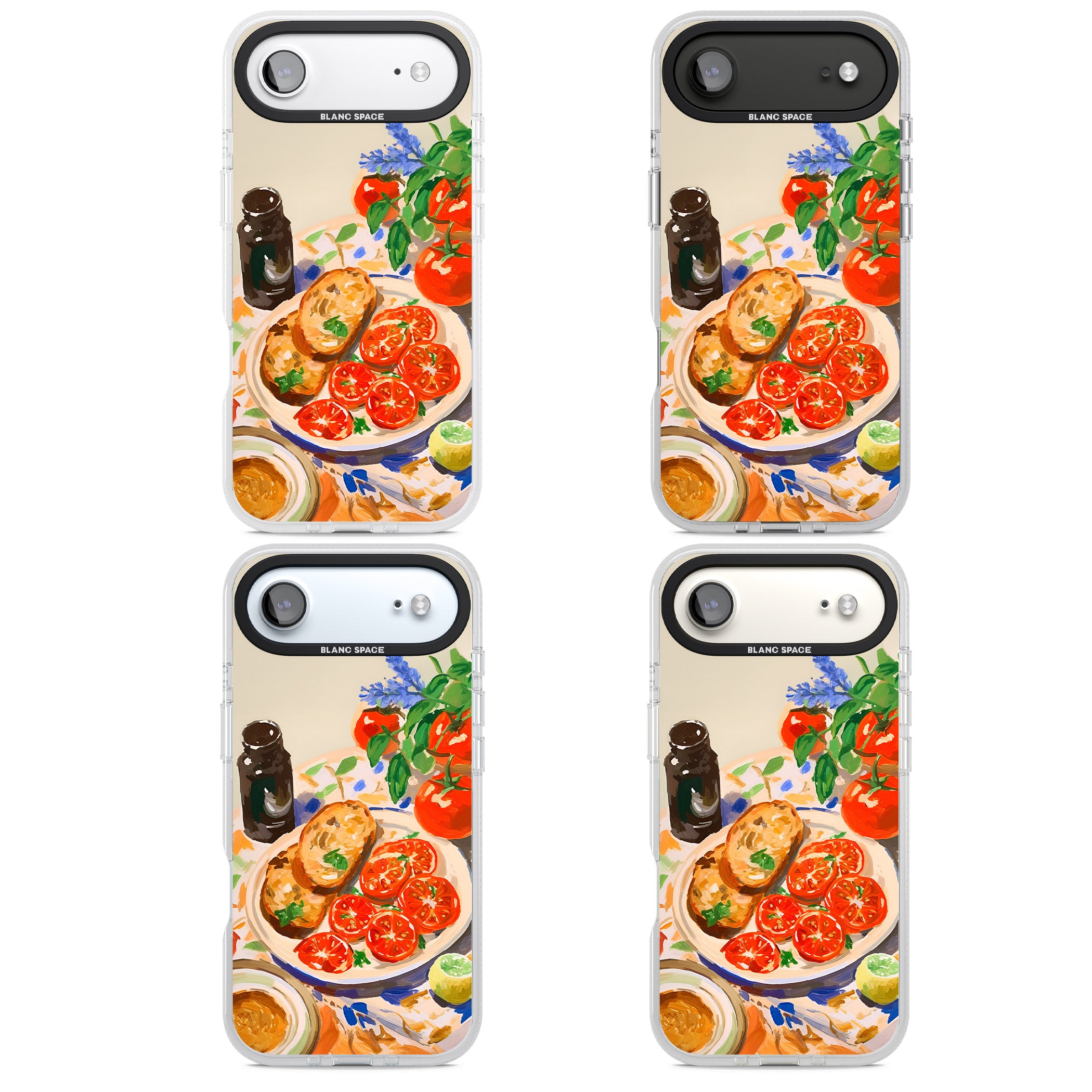 Bruschetta & Tomatoes iPhone 17 Air Impact Air Clear Phone Case APT Impact Protection