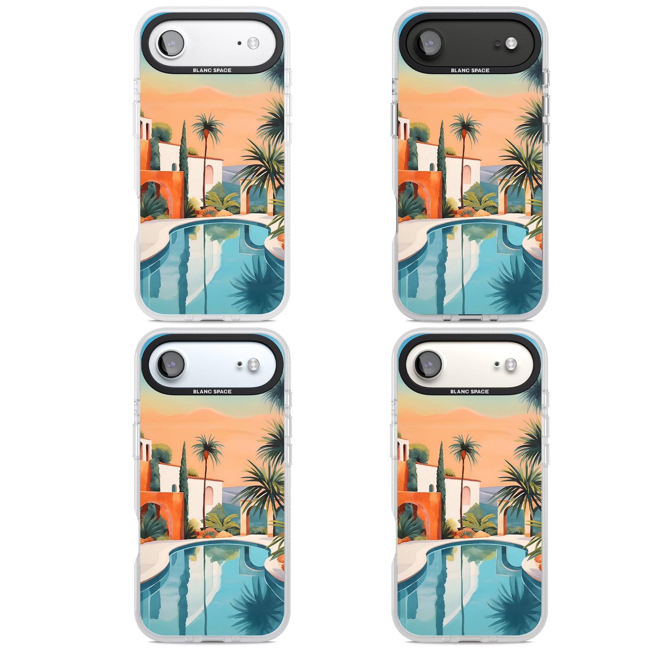 Villa Sunset iPhone 17 Air Impact Air Clear Phone Case APT Impact Protection