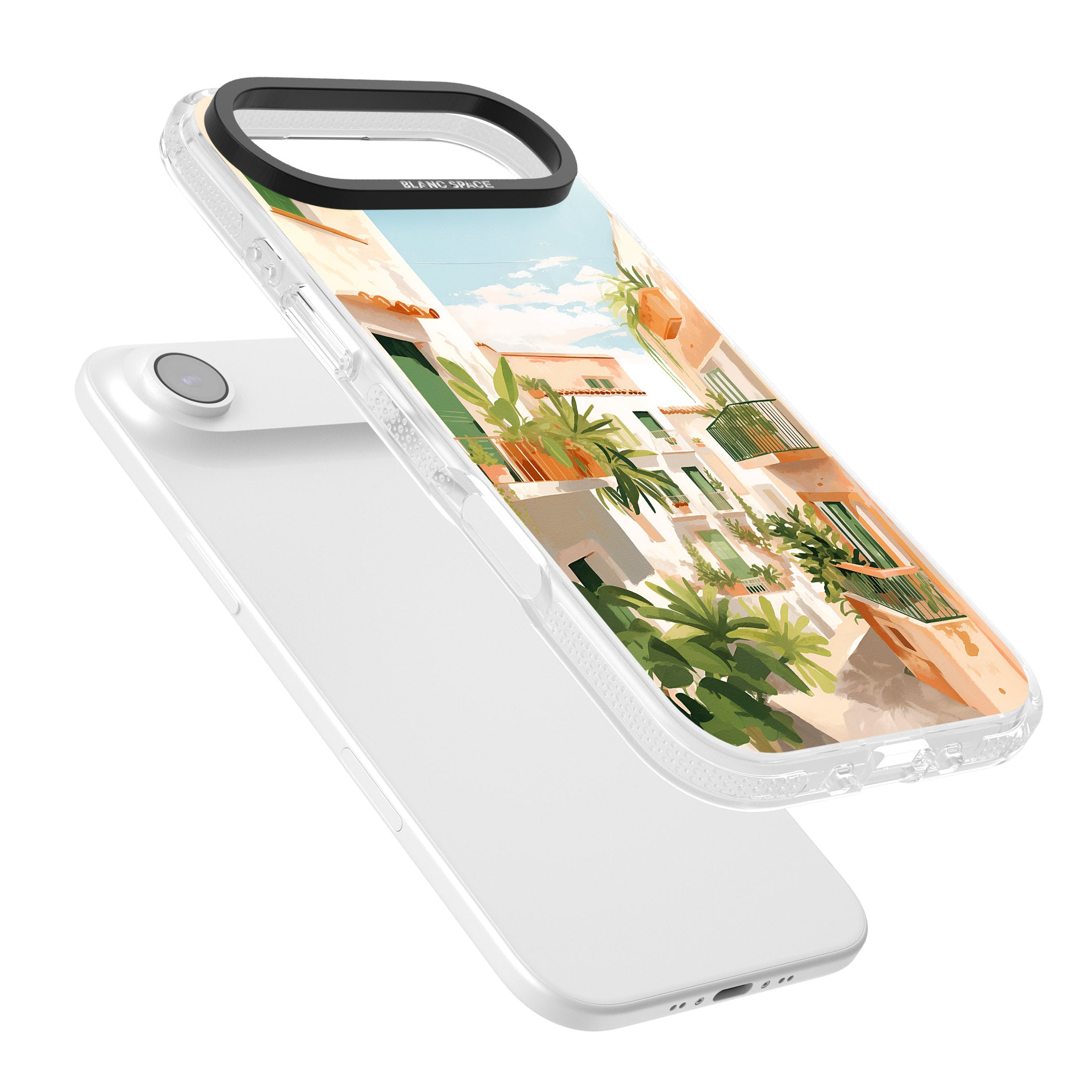 Tuscan Balconies iPhone 17 Air Impact Air Clear Phone Case Colours