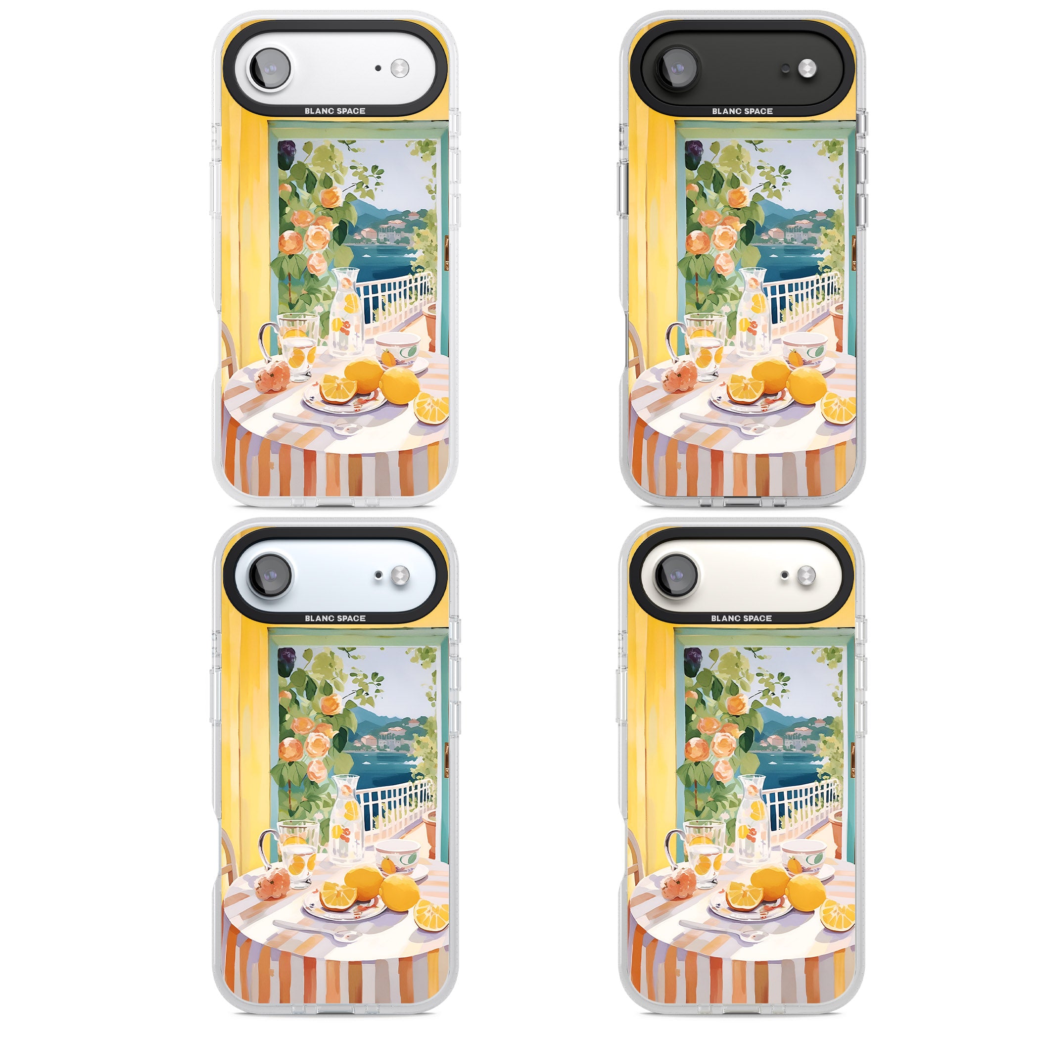 Amalfi Breakfast Balcony iPhone 17 Air Impact Air Clear Phone Case APT Impact Protection