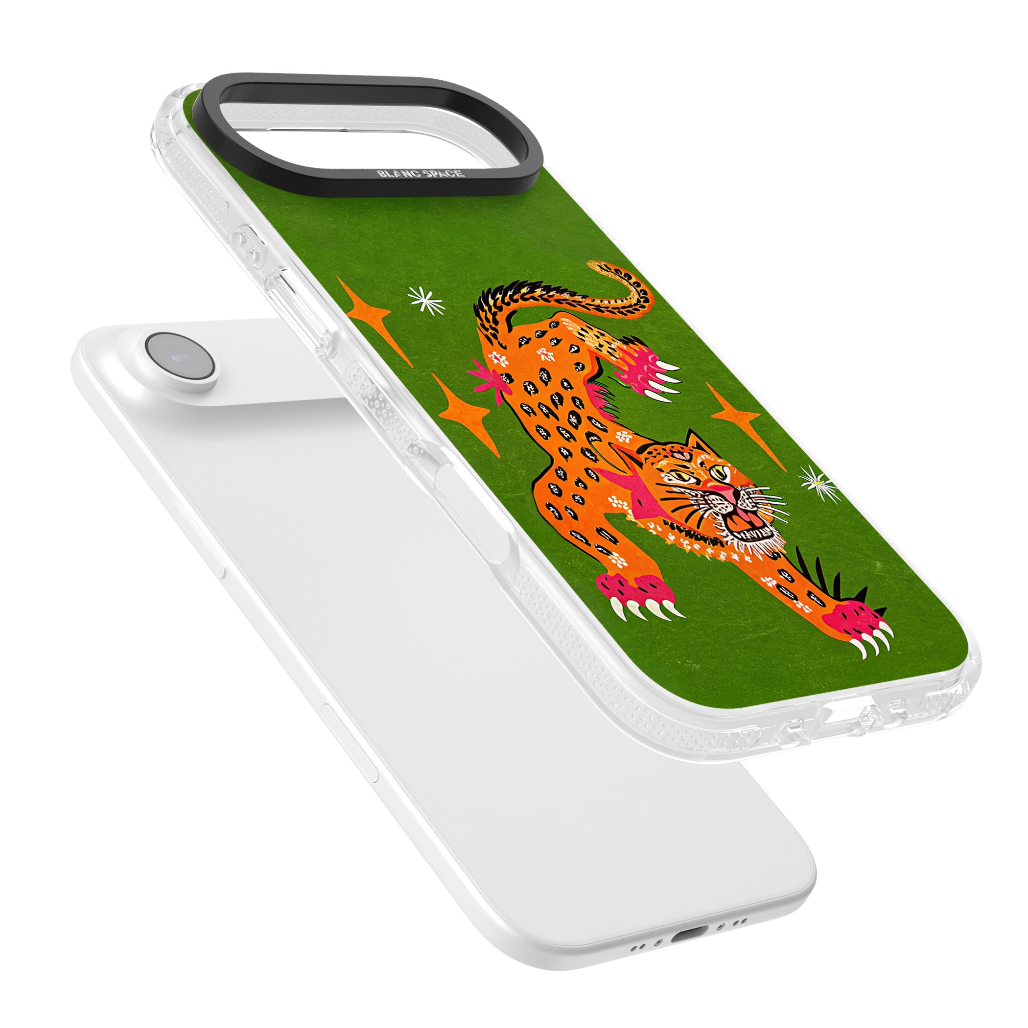 Fierce Jaguar iPhone 17 Air Impact Air Clear Phone Case Colours