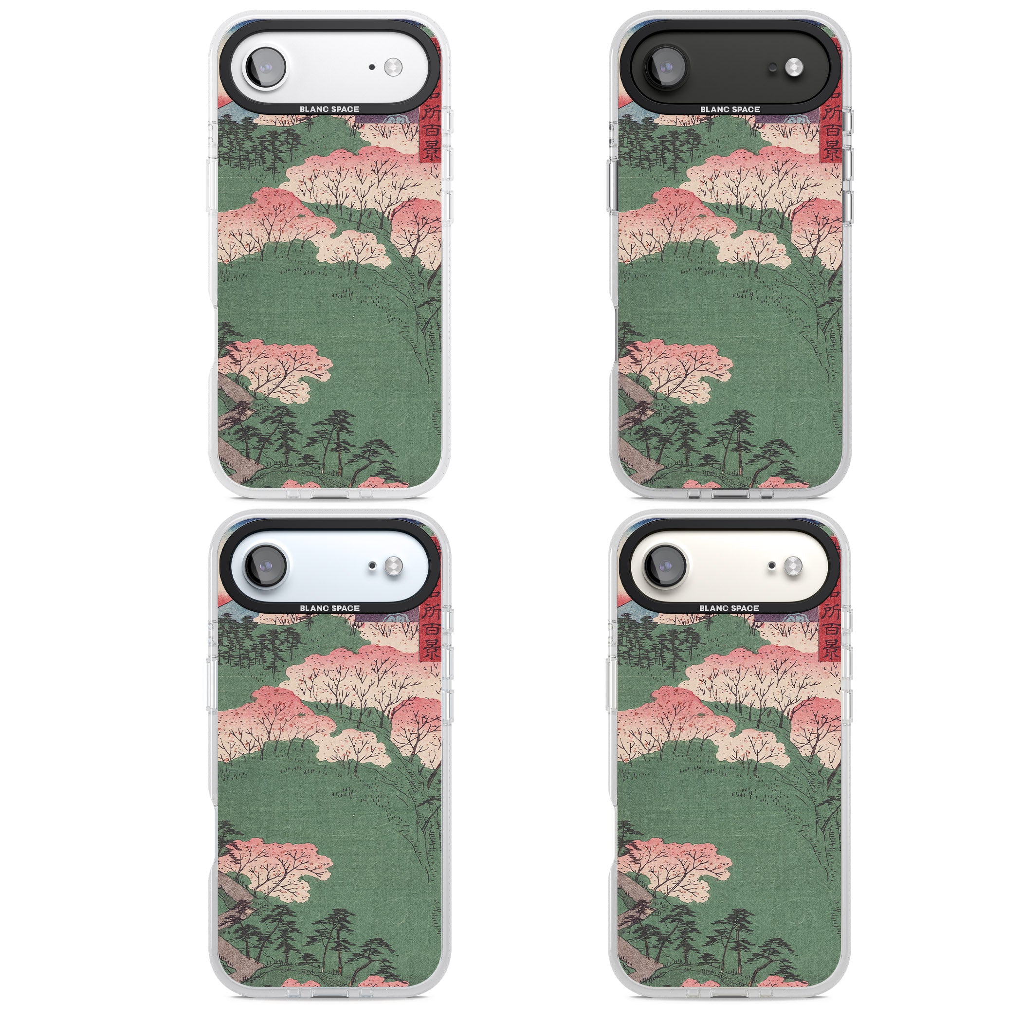 Japanese Illustration Cherry Blossom Forest iPhone 17 Air Impact Air Clear Phone Case APT Impact Protection