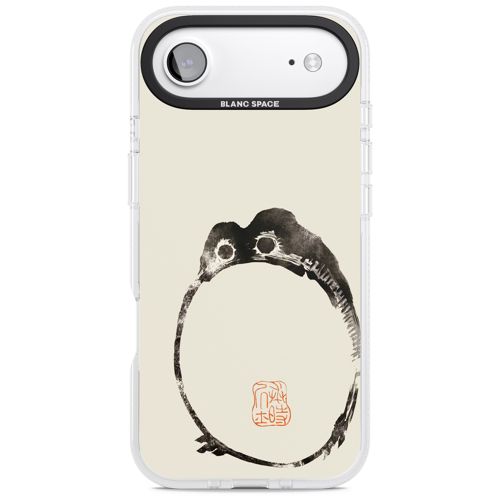 Matsumoto Hoji Round Frog iPhone 17 Air Impact Air Clear Phone Case