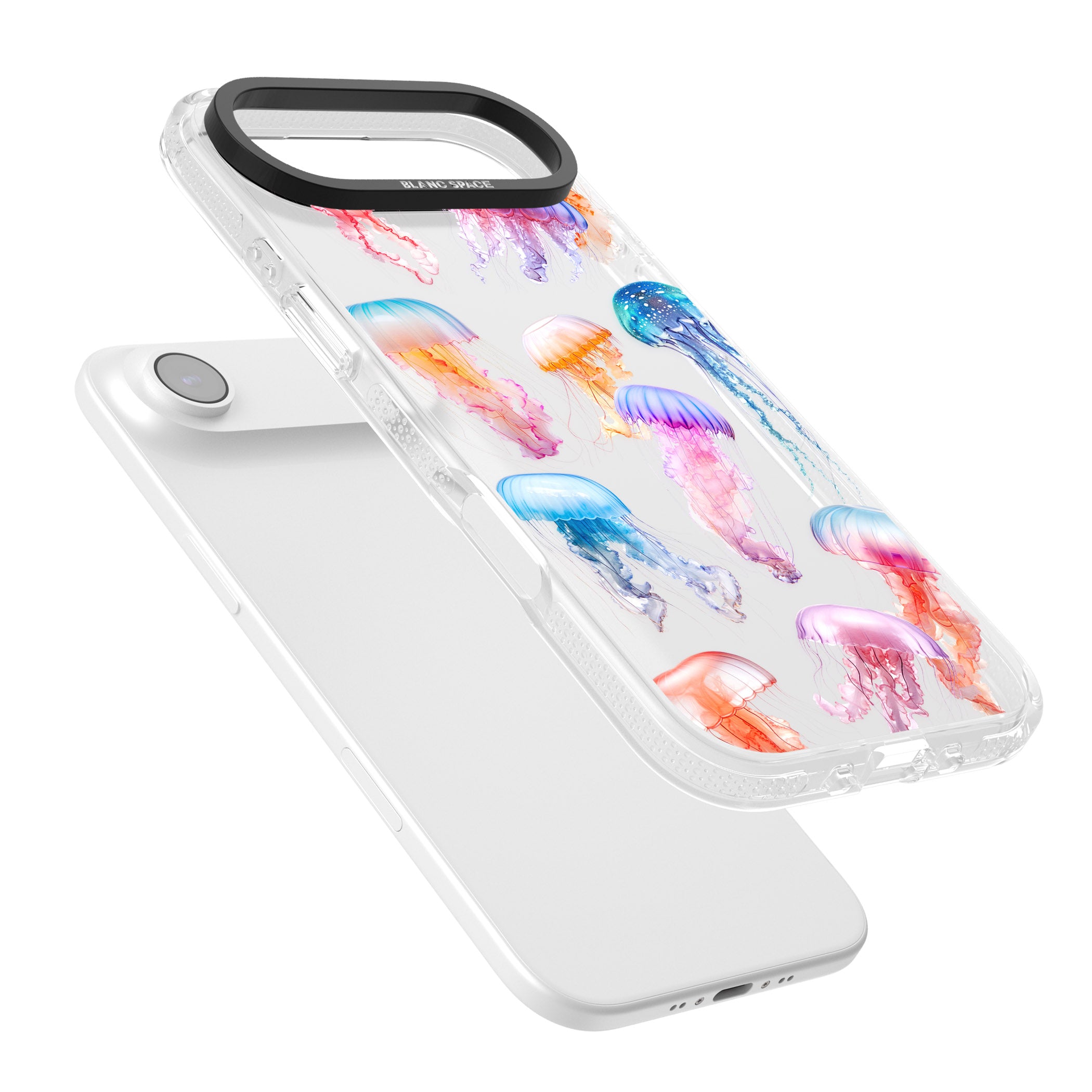 Vibrant Jellyfish iPhone 17 Air Impact Air Clear Phone Case Colours