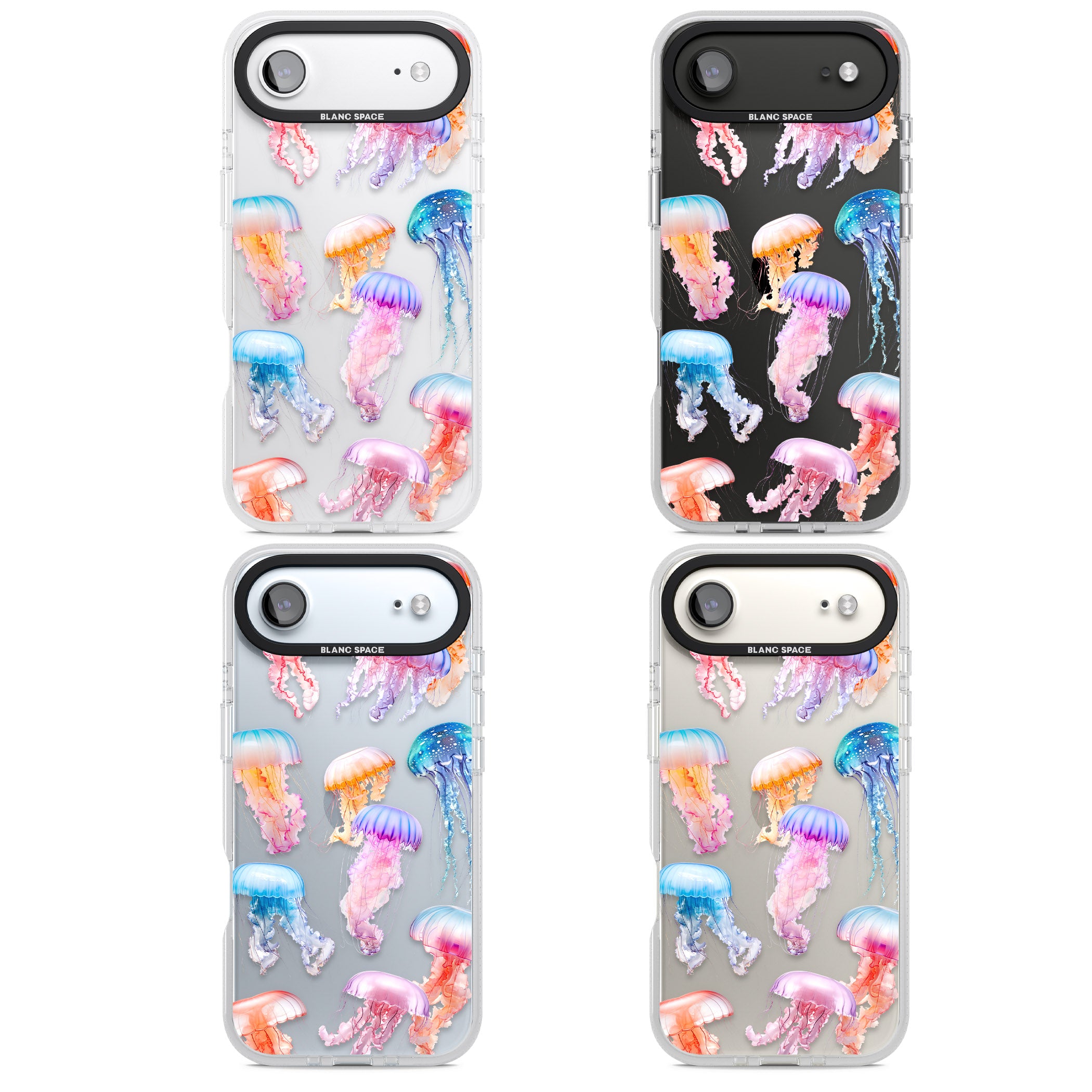 Vibrant Jellyfish iPhone 17 Air Impact Air Clear Phone Case APT Impact Protection