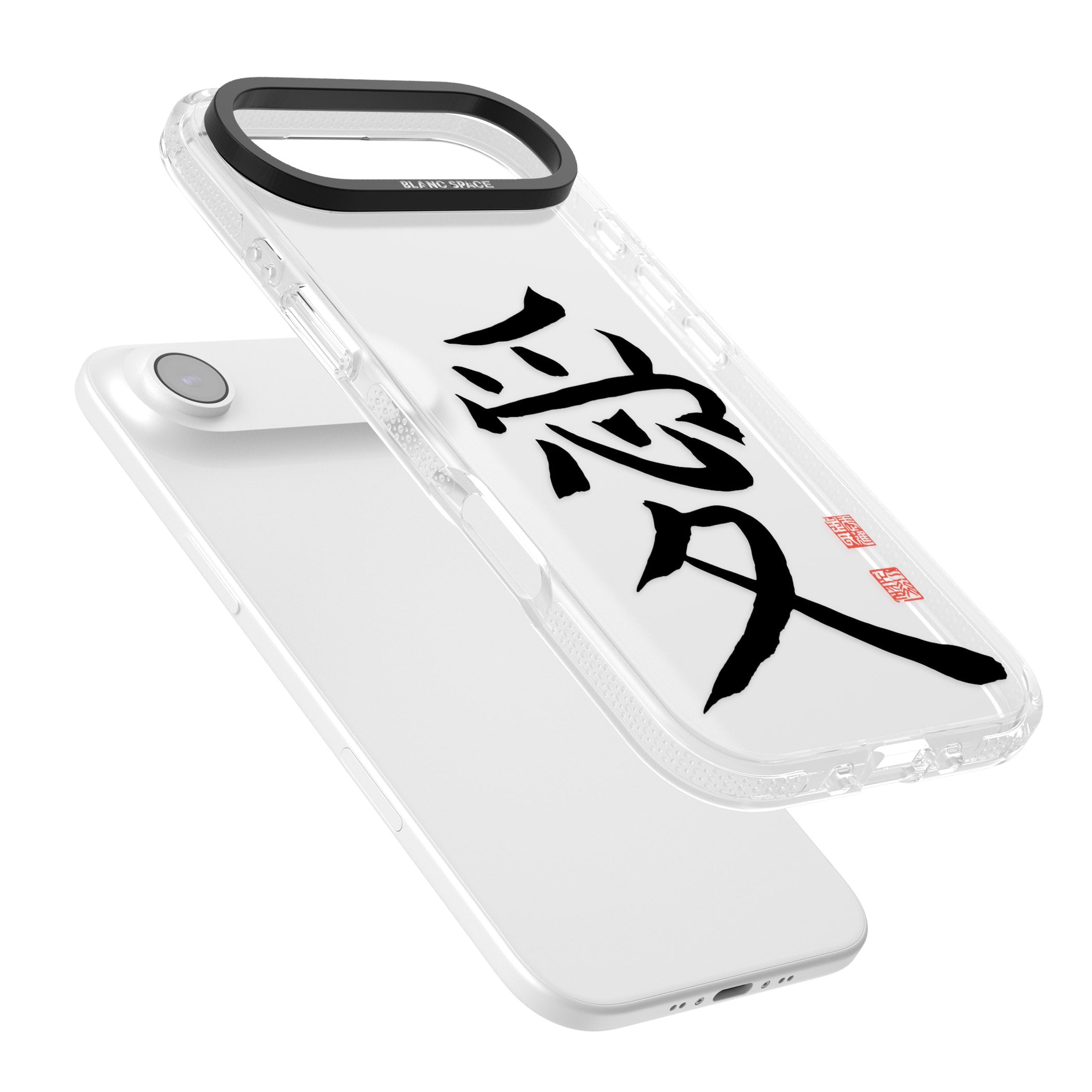 Japanese Kanji Love iPhone 17 Air Impact Air Clear Phone Case Colours