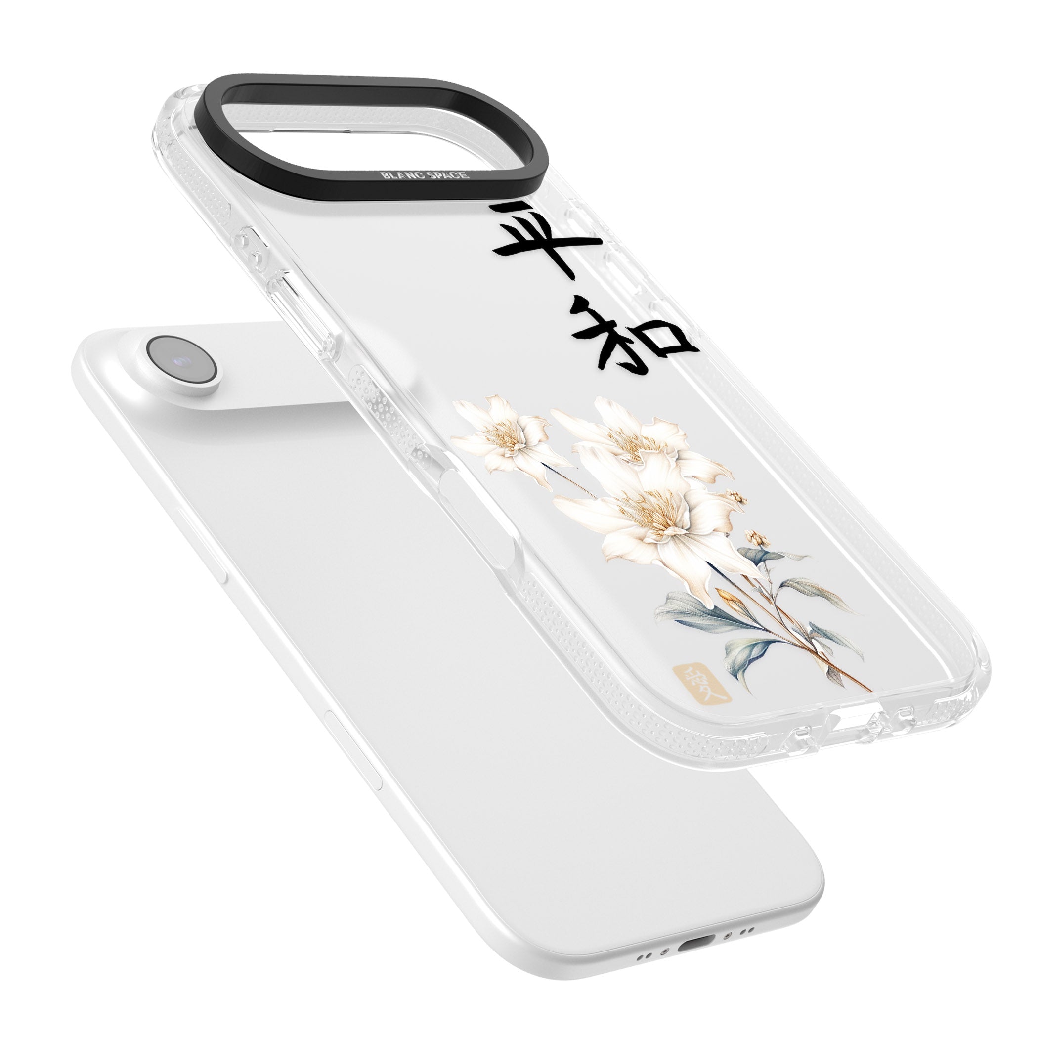 Peace And Flowers iPhone 17 Air Impact Air Clear Phone Case Colours