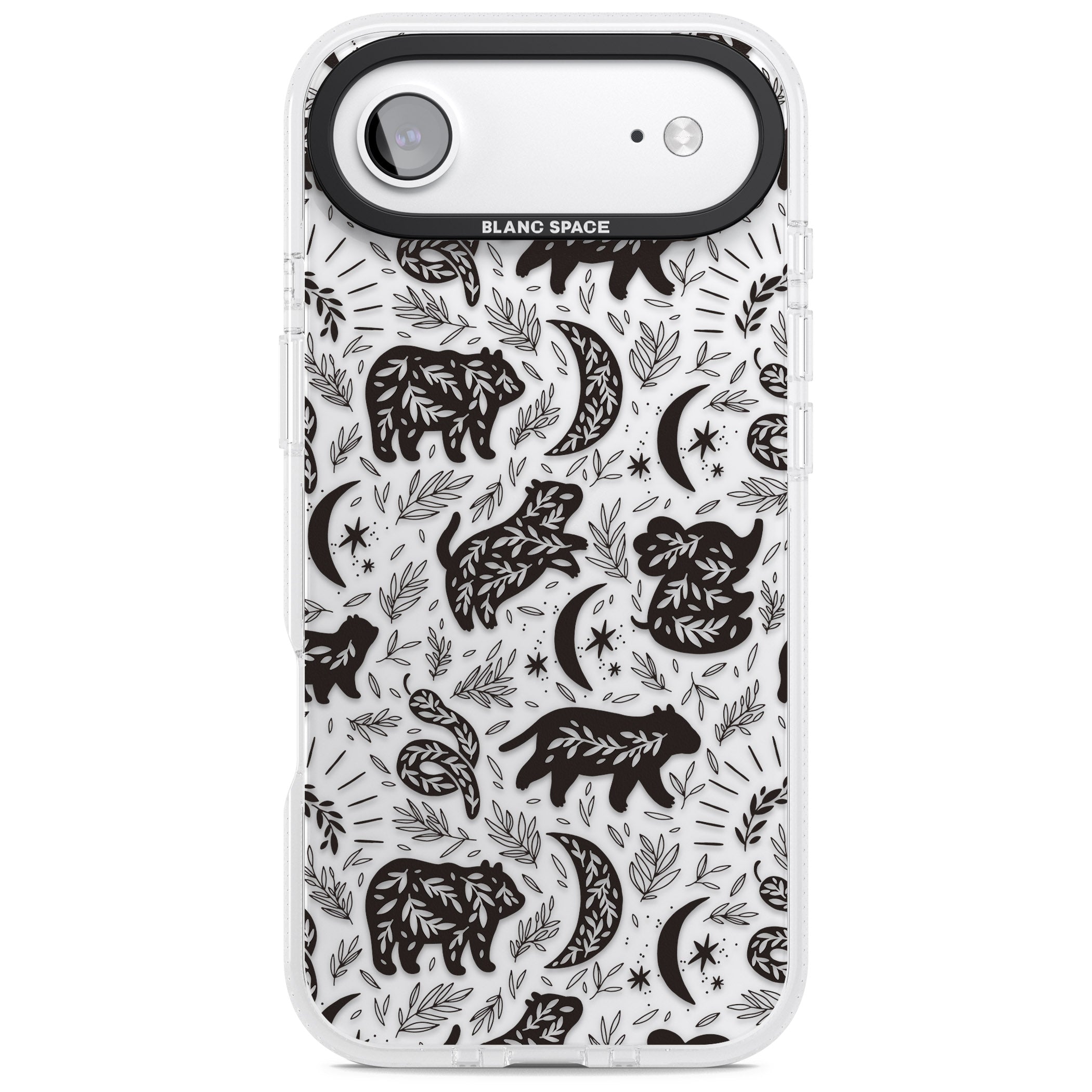 Midnight Forest Animals iPhone 17 Air Impact Air Clear Phone Case