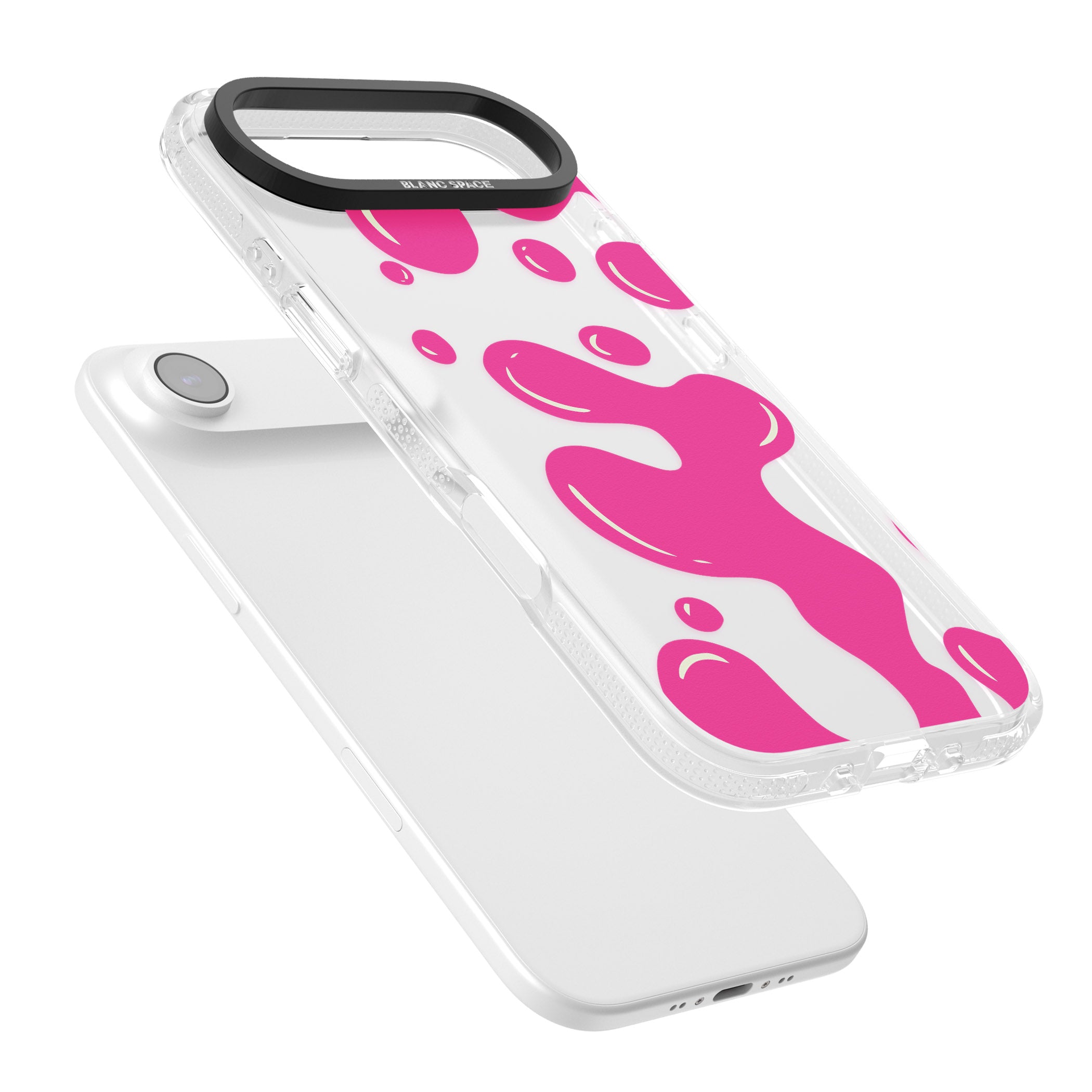 Pink Lava Lamp iPhone 17 Air Impact Air Clear Phone Case Colours