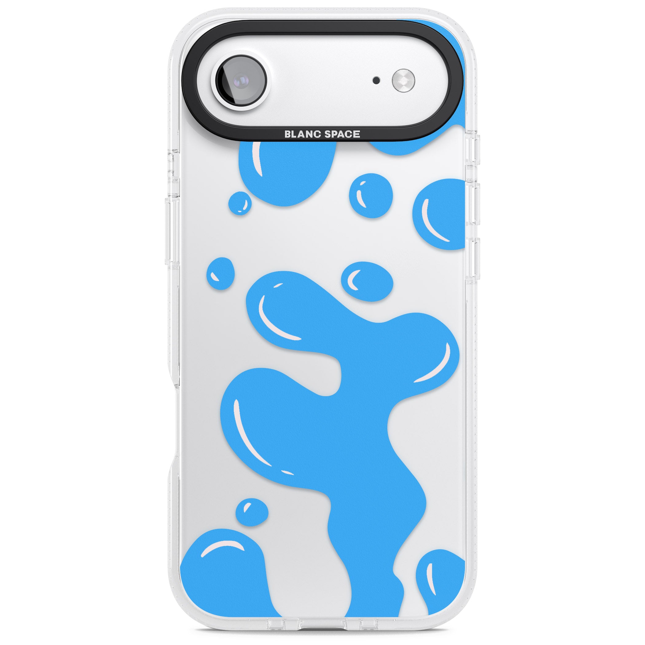 Blue Lava Lamp iPhone 17 Air Impact Air Clear Phone Case