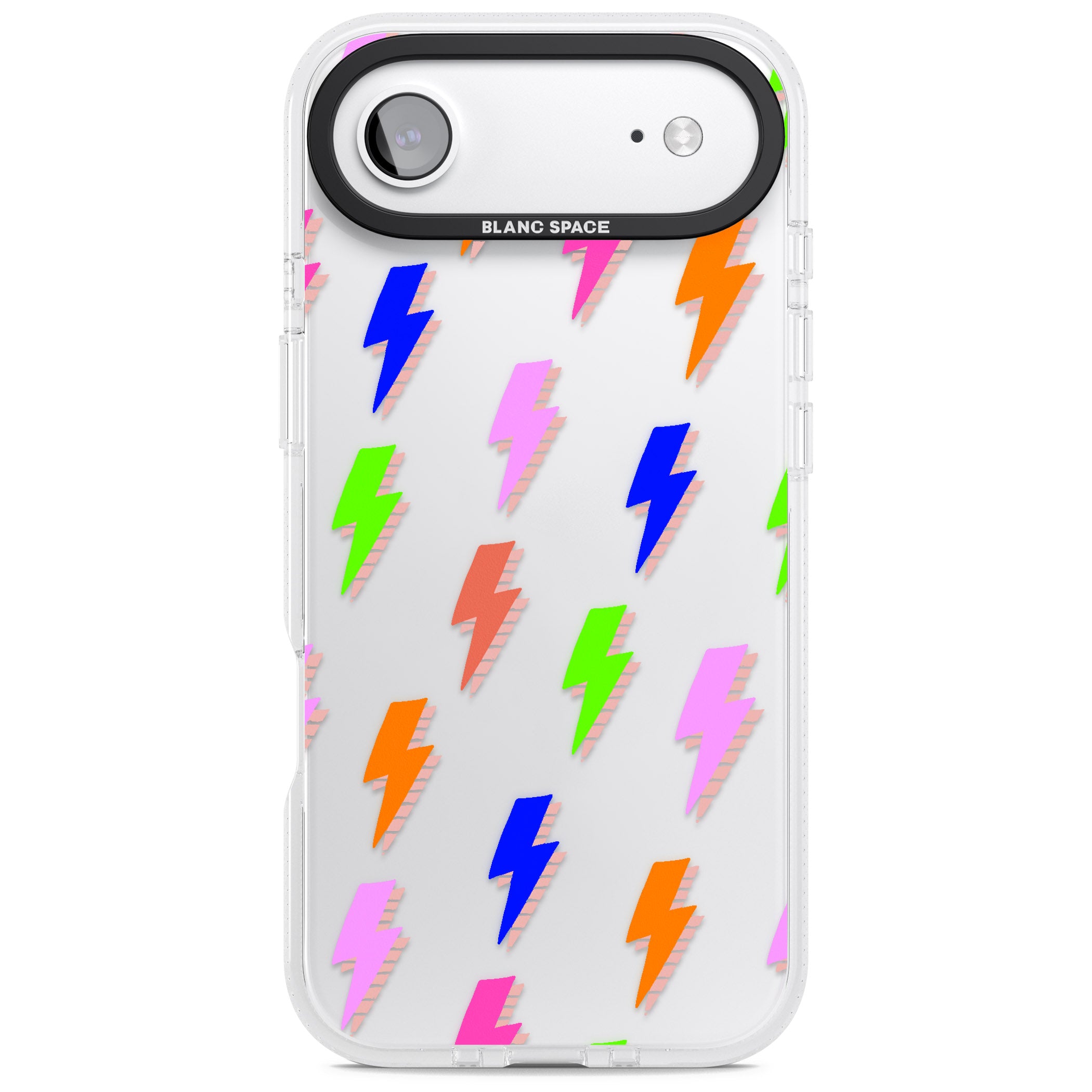 Rainbow Pop Lightning iPhone 17 Air Impact Air Clear Phone Case