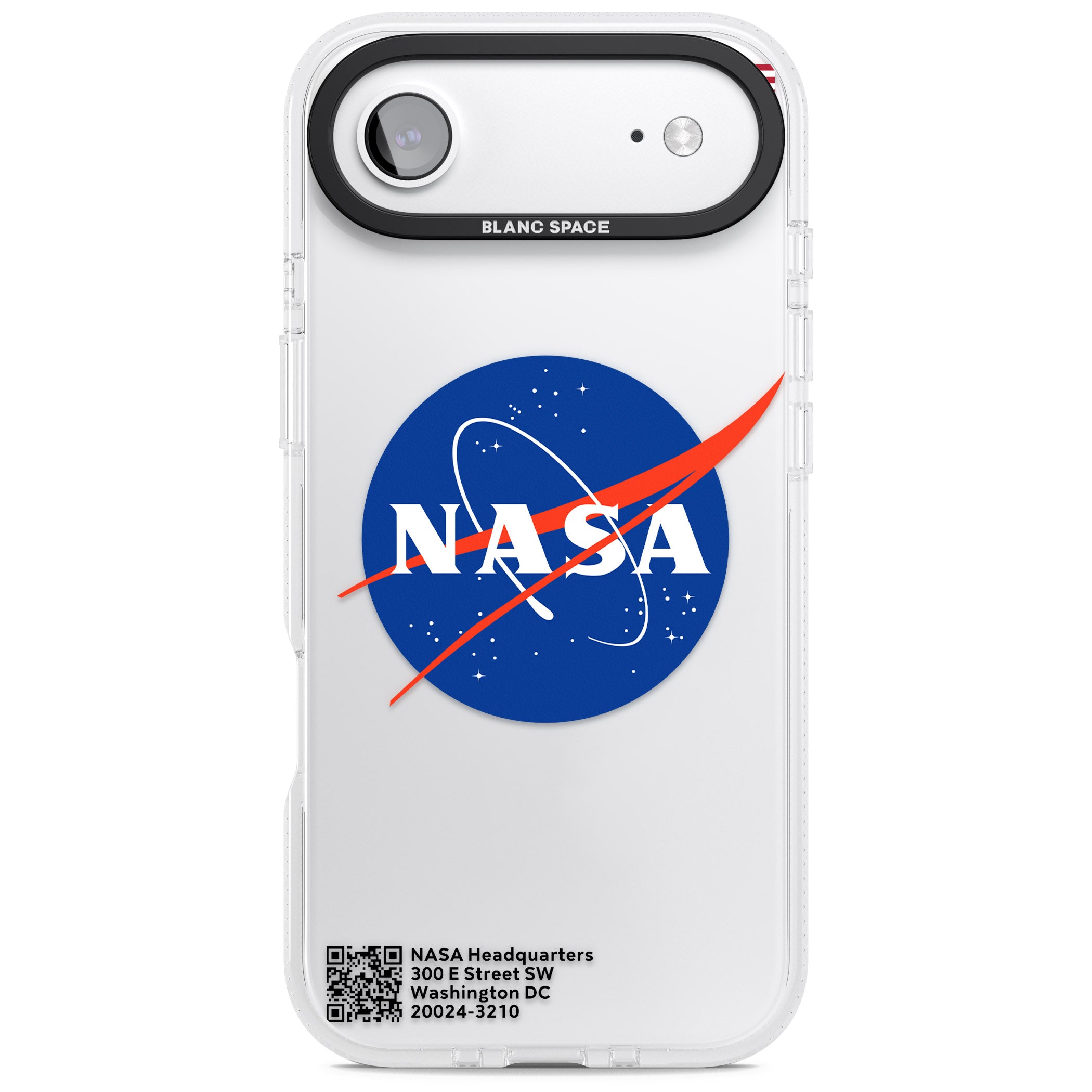 Nasa Meatball iPhone 17 Air Impact Air Clear Phone Case