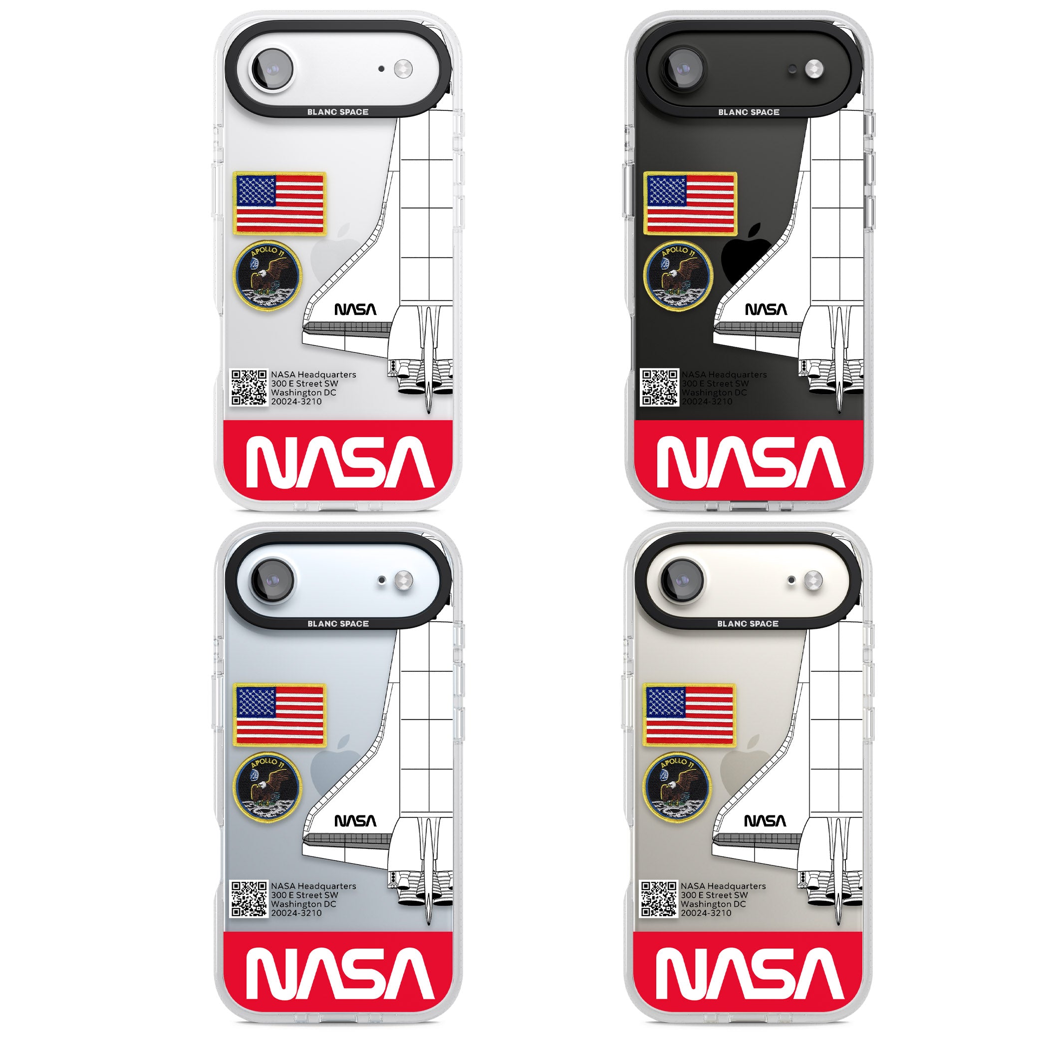 Nasa Apollo 11 iPhone 17 Air Impact Air Clear Phone Case APT Impact Protection