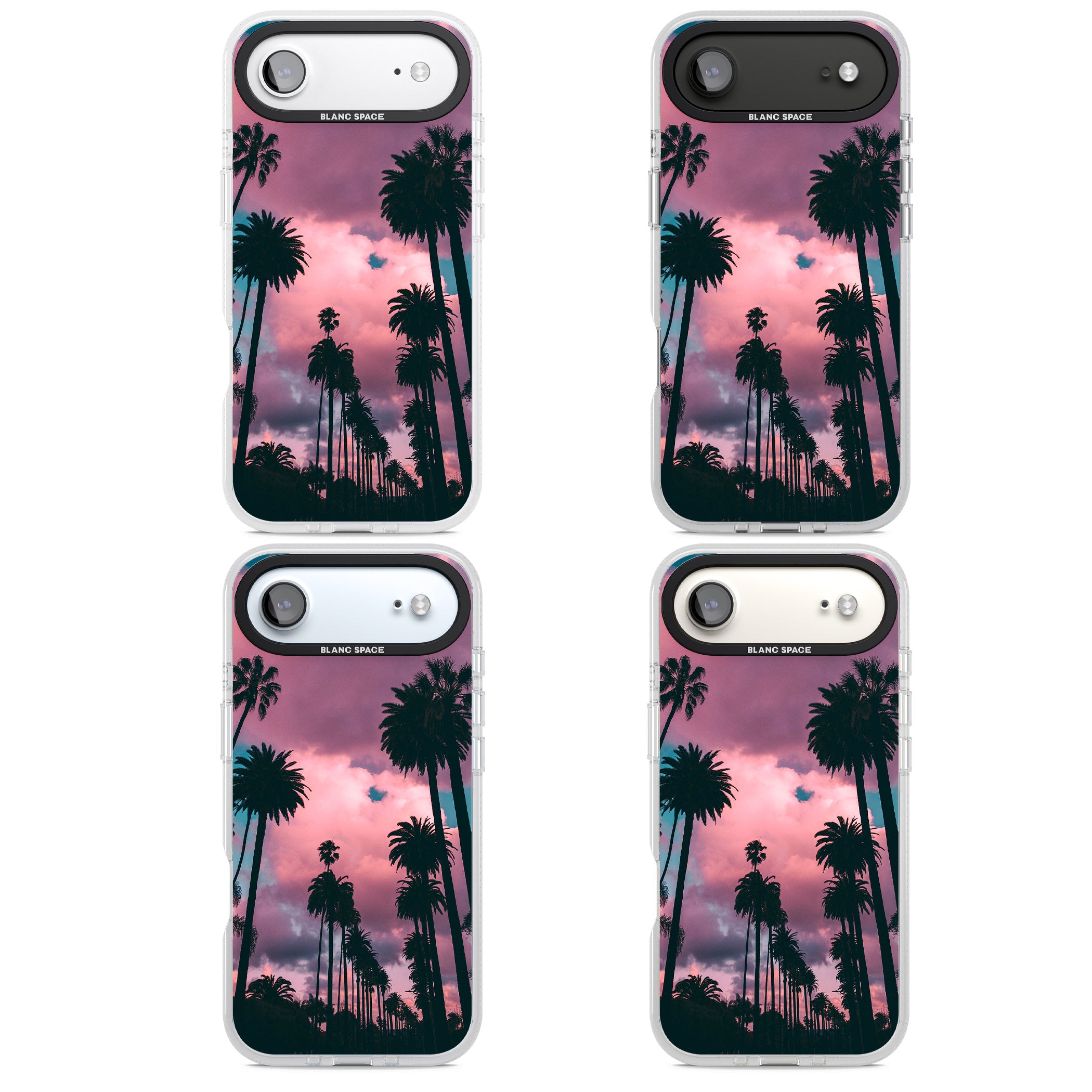 Sunset Palms iPhone 17 Air Impact Air Clear Phone Case APT Impact Protection