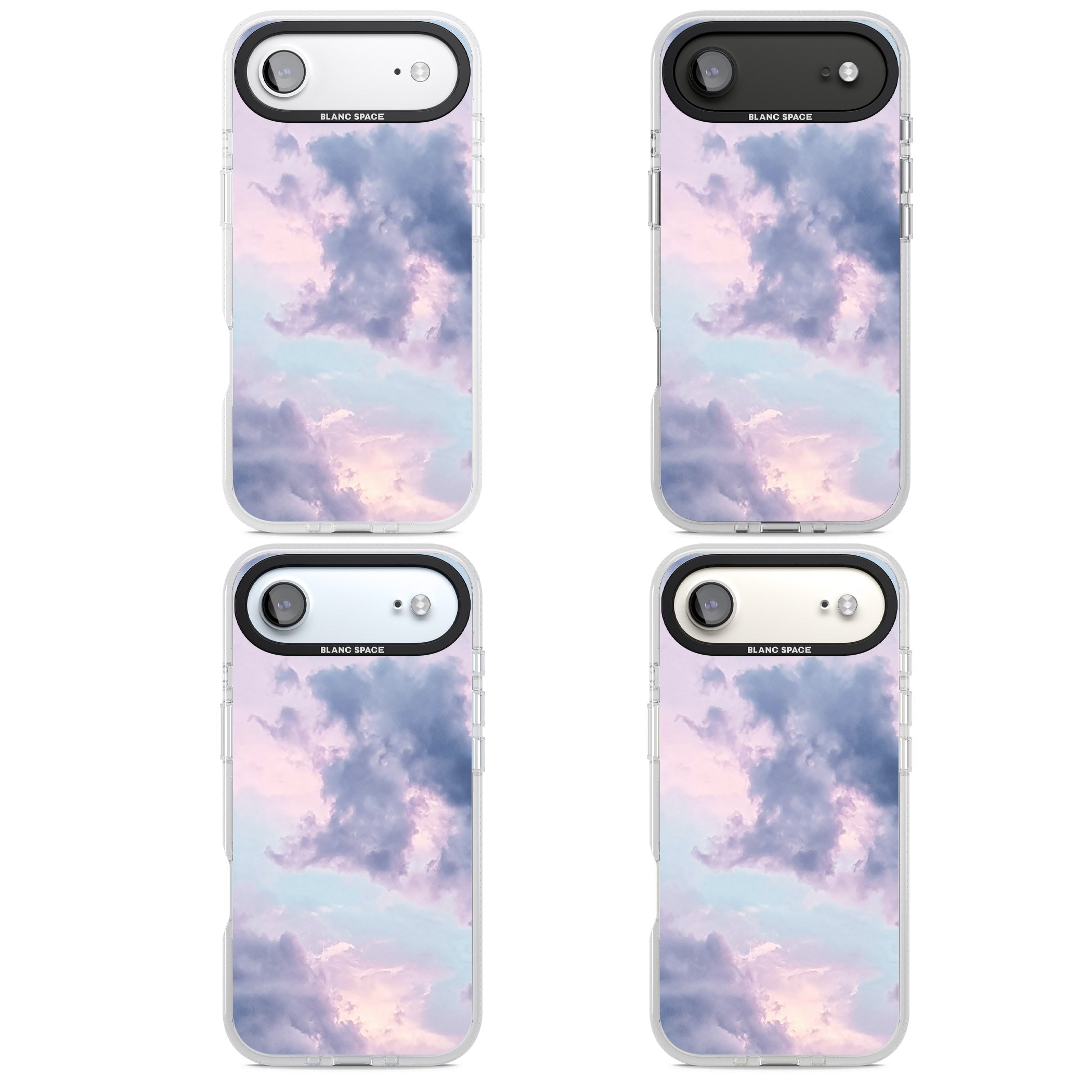 Pastel Sky Clouds iPhone 17 Air Impact Air Clear Phone Case APT Impact Protection