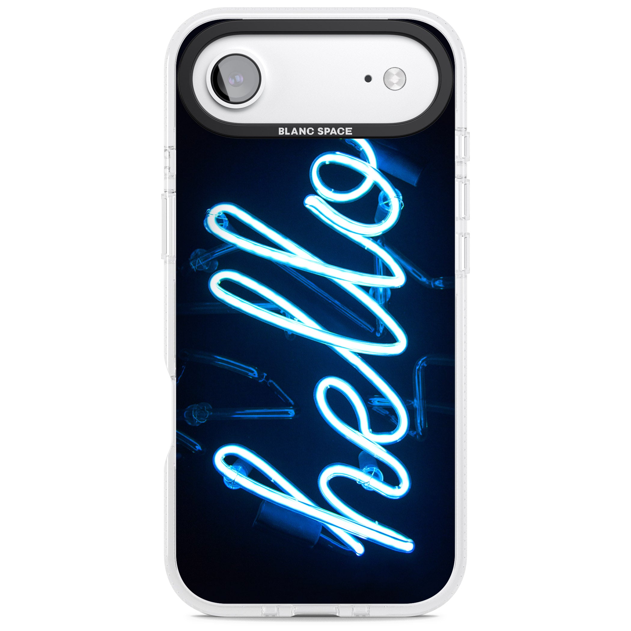 Hello Neon Sign iPhone 17 Air Impact Air Clear Phone Case