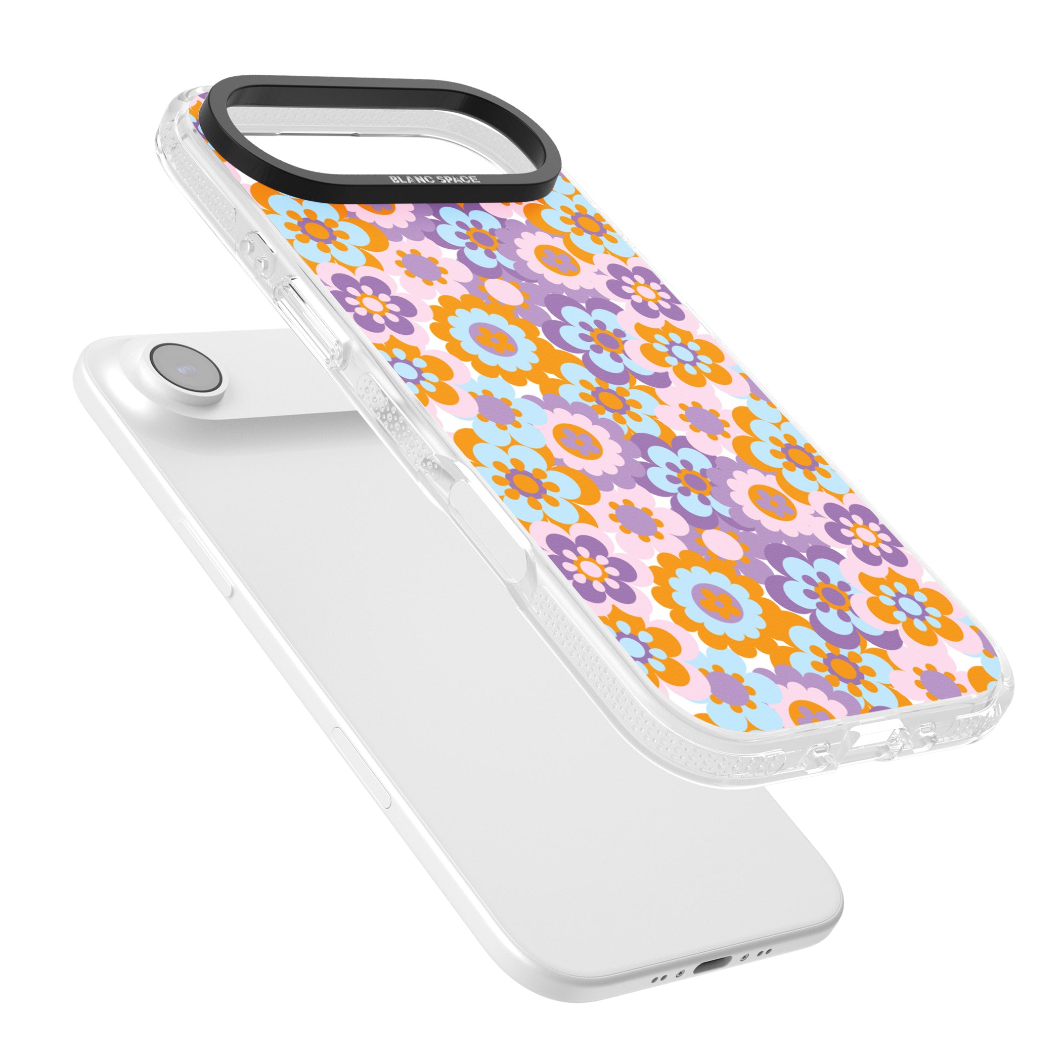 Flower Power Pattern iPhone 17 Air Impact Air Clear Phone Case Colours