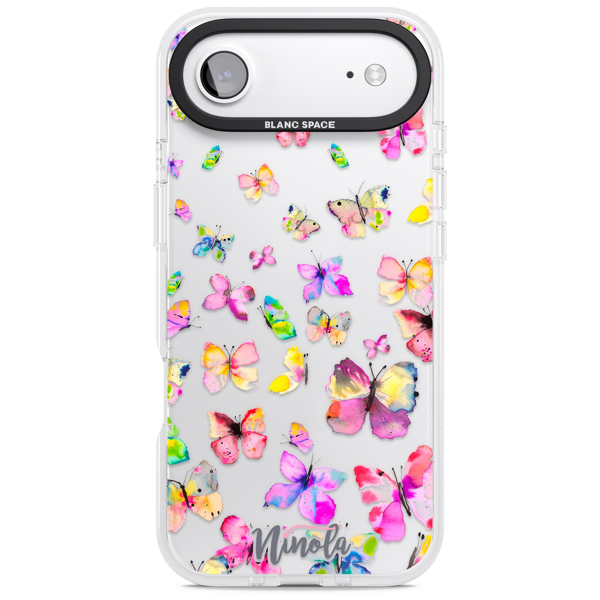 Watercolor Butterflies iPhone 17 Air Impact Air Clear Phone Case