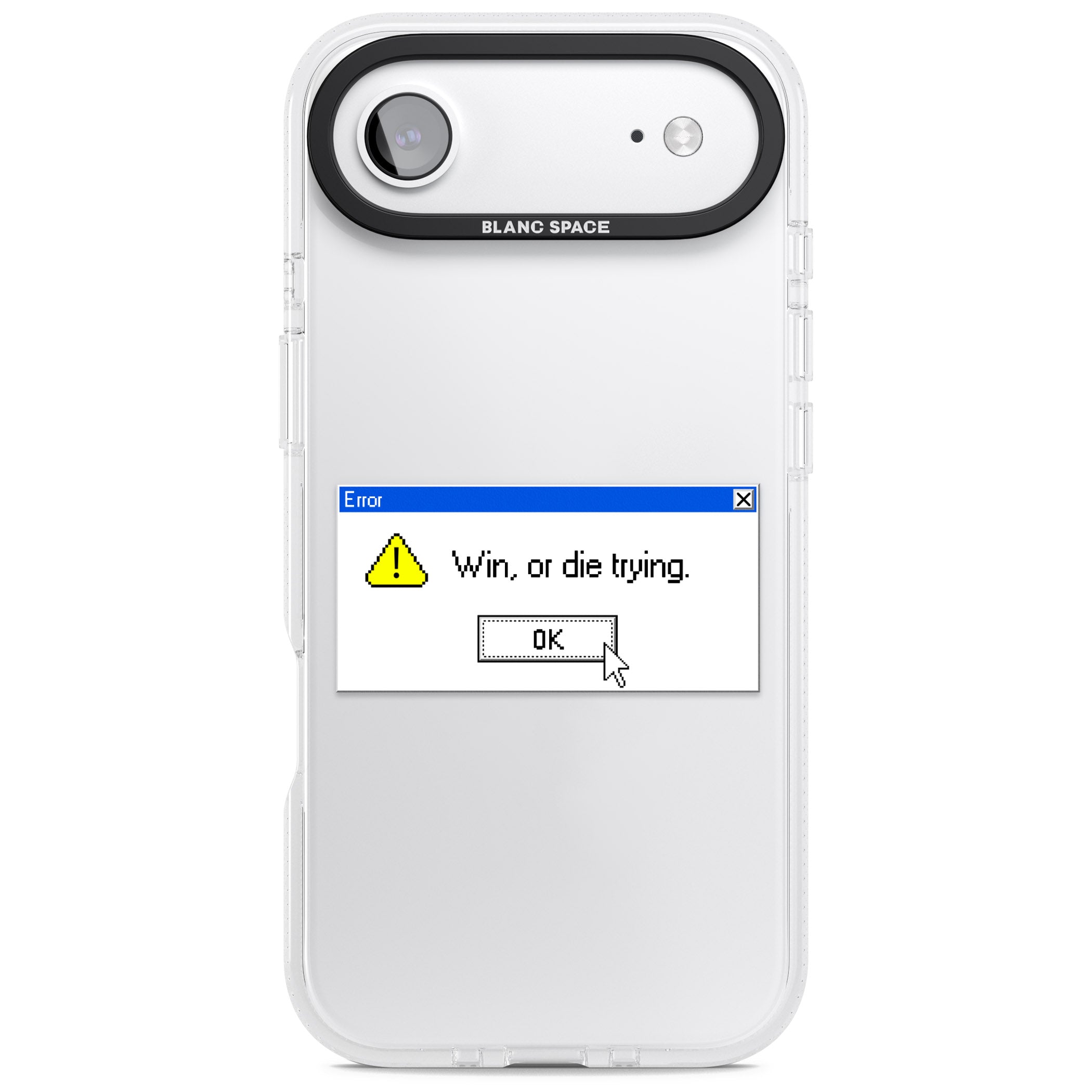 Win Or Die Trying Exe iPhone 17 Air Impact Air Clear Phone Case
