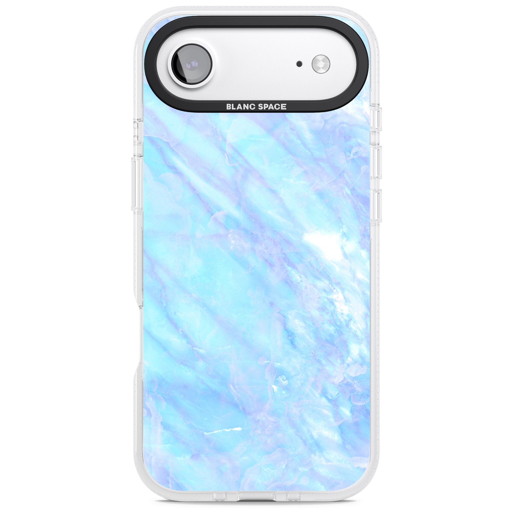 Iridescent Crystal Marble iPhone 17 Air Impact Air Clear Phone Case