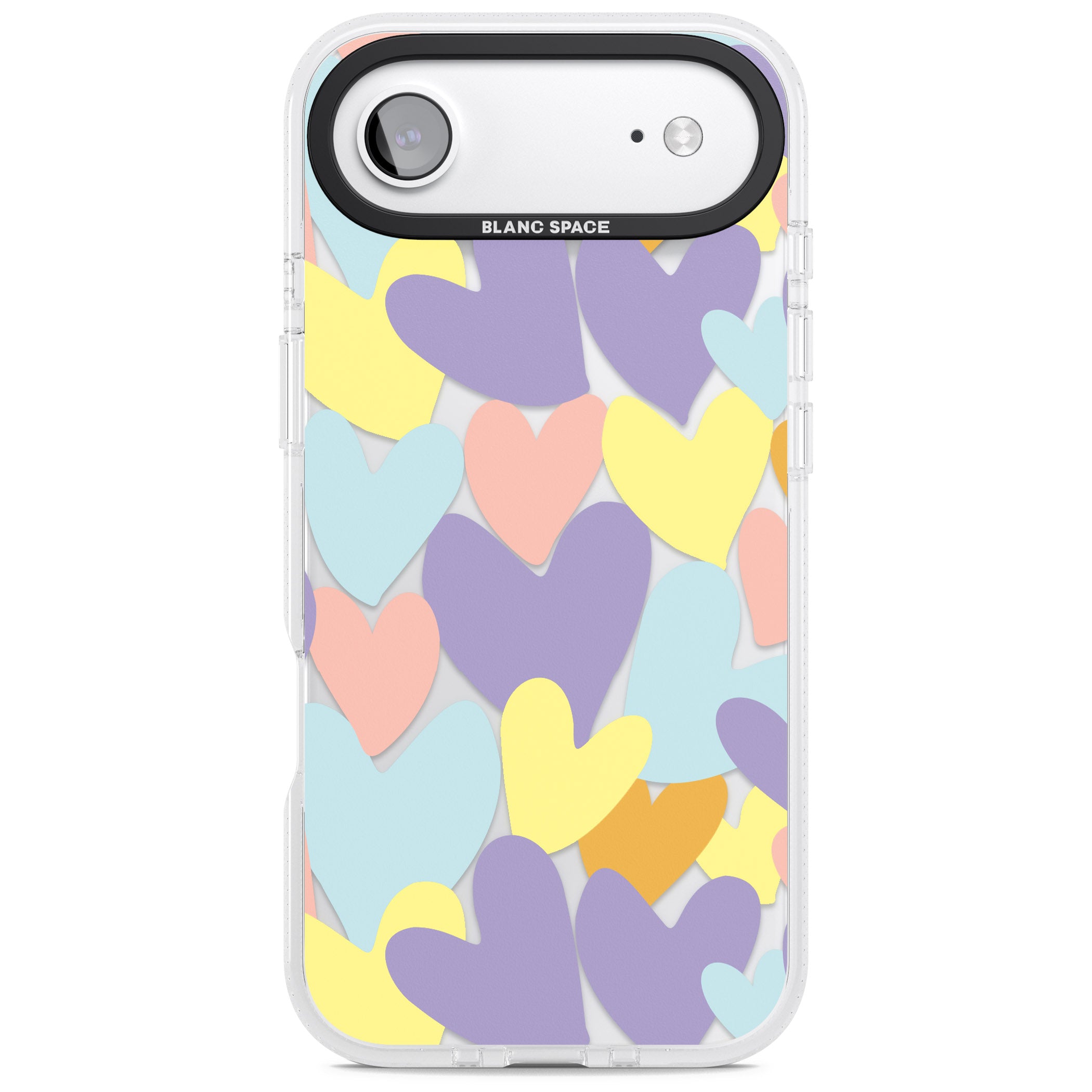 Pastel Hearts iPhone 17 Air Impact Air Clear Phone Case
