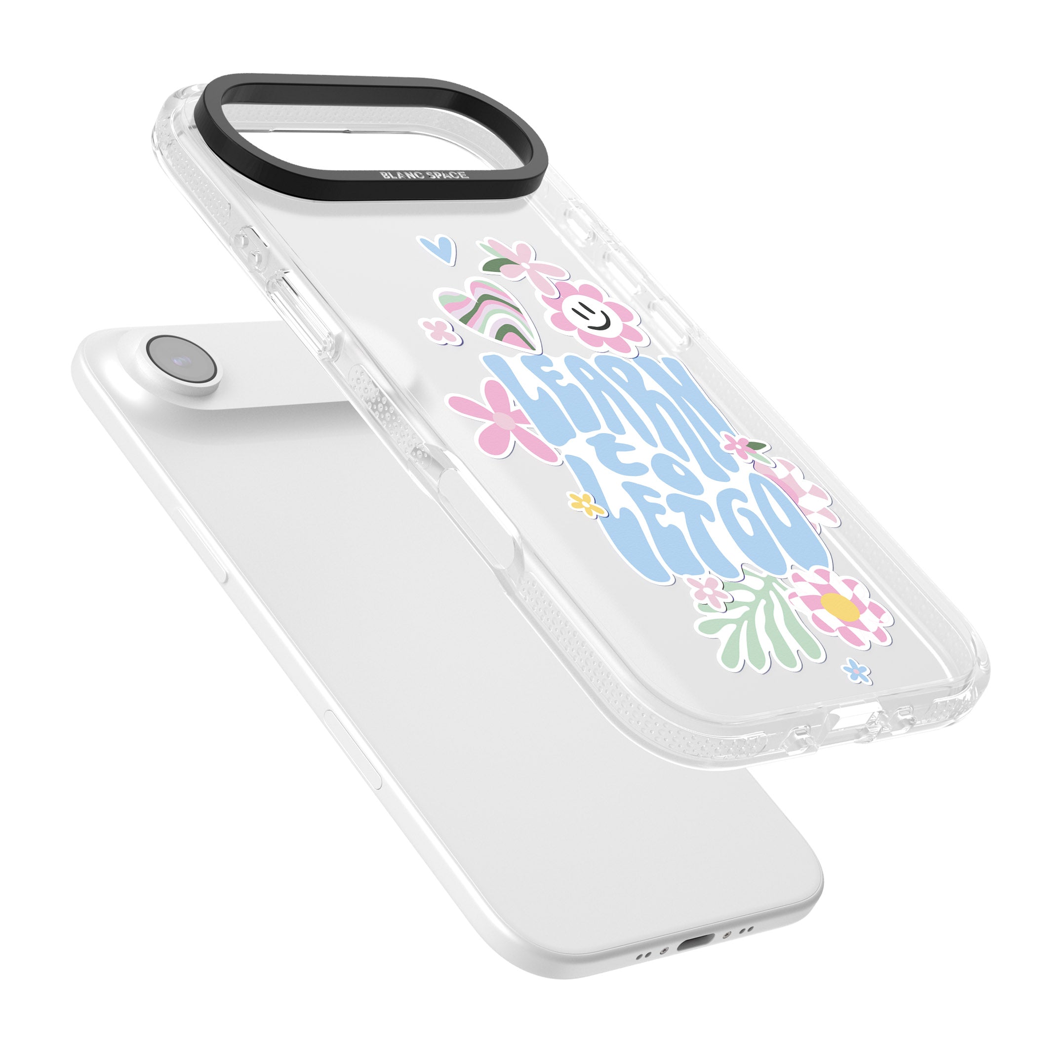Learn To Let Go iPhone 17 Air Impact Air Clear Phone Case Colours