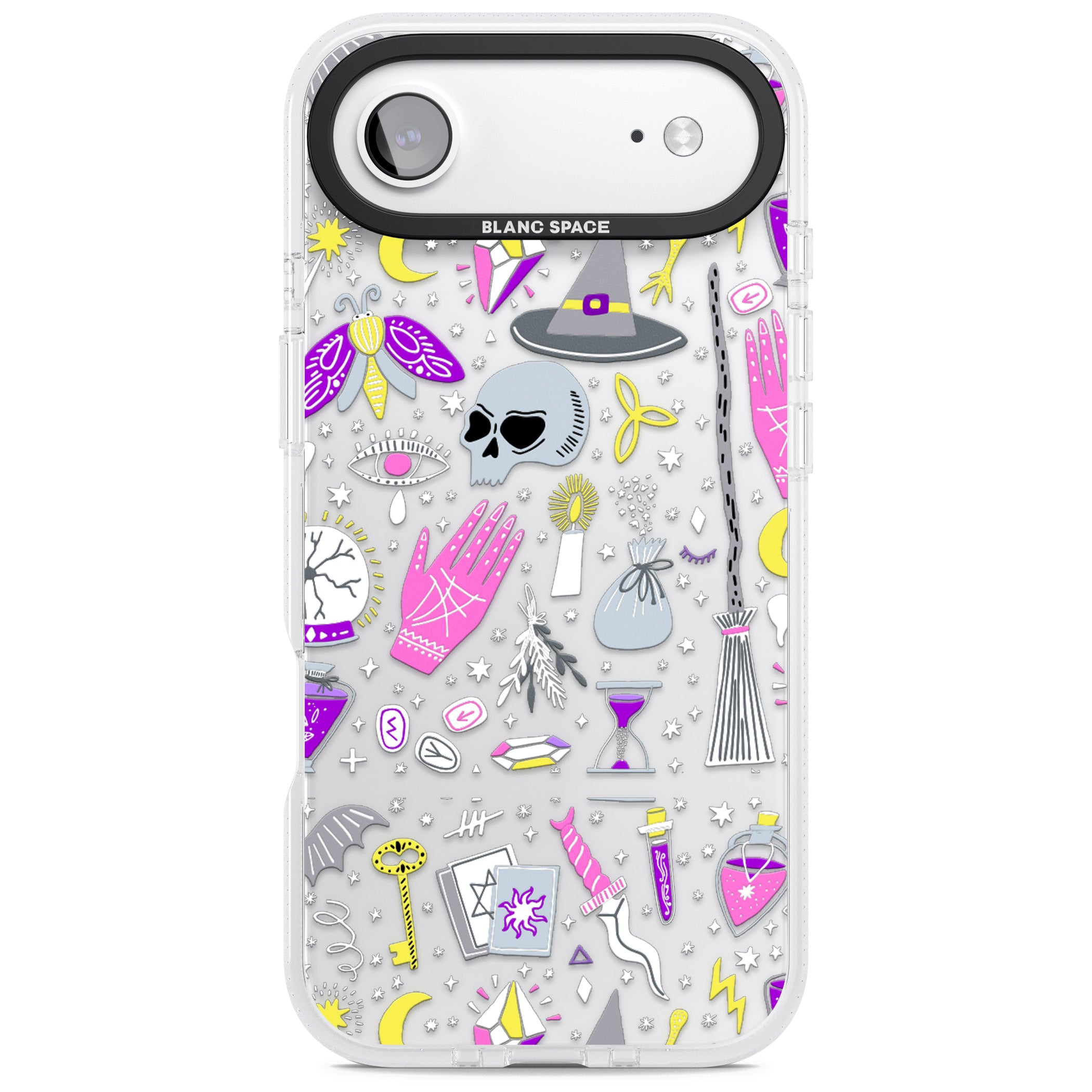 Black Magic Pattern iPhone 17 Air Impact Air Clear Phone Case