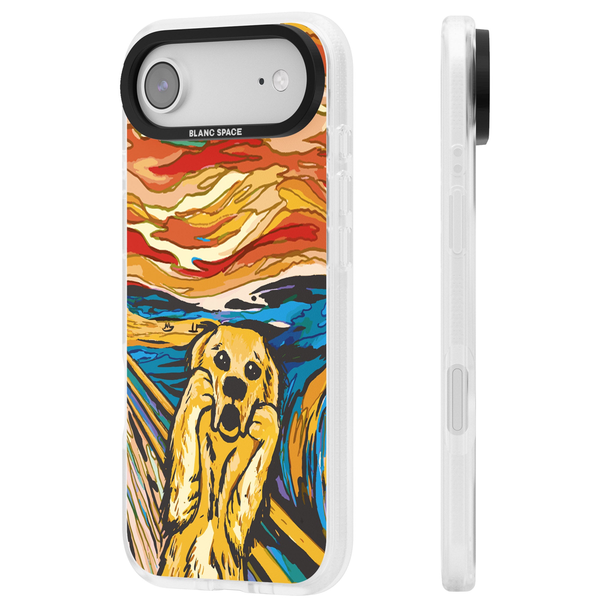 The Bark iPhone 17 Air Impact Air Clear Phone Case Side Profile