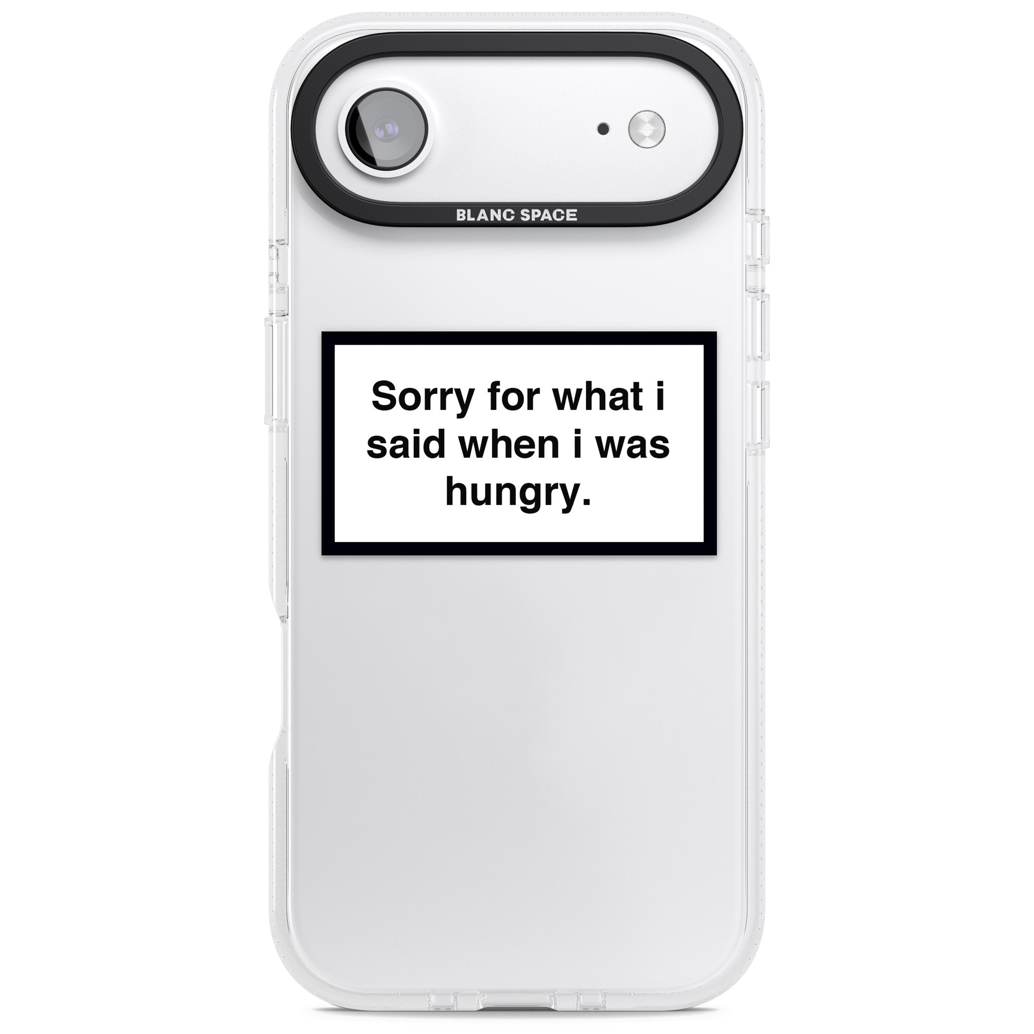 Sorry For What I Said iPhone 17 Air Impact Air Clear Phone Case