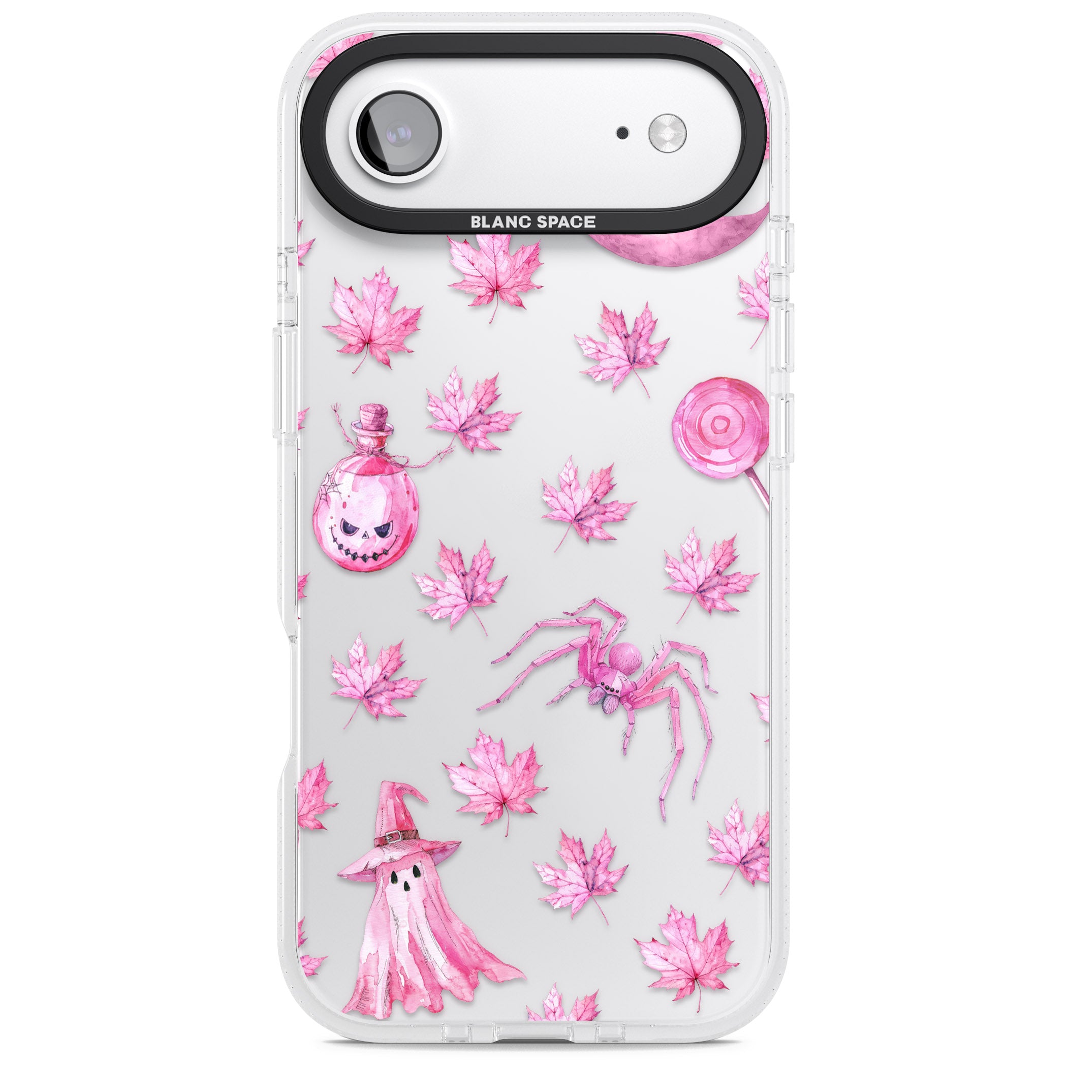 Pink Moon Maple iPhone 17 Air Impact Air Clear Phone Case