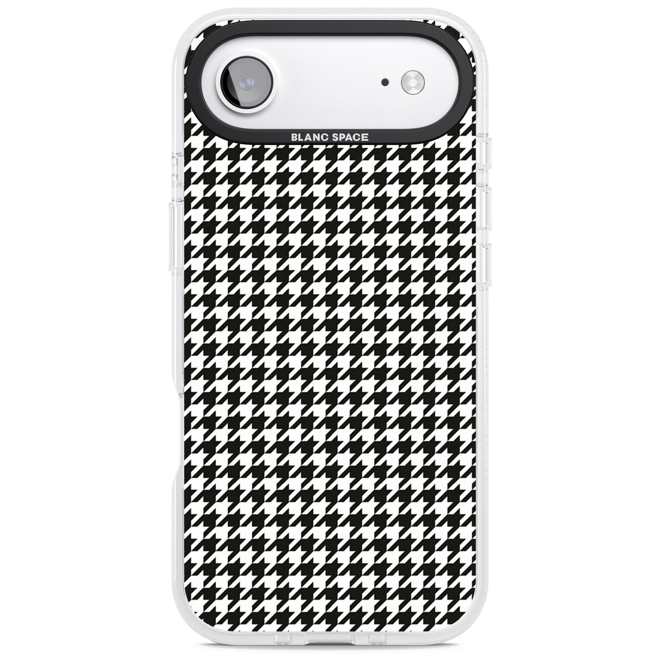 Chic Houndstooth Check iPhone 17 Air Impact Air Clear Phone Case