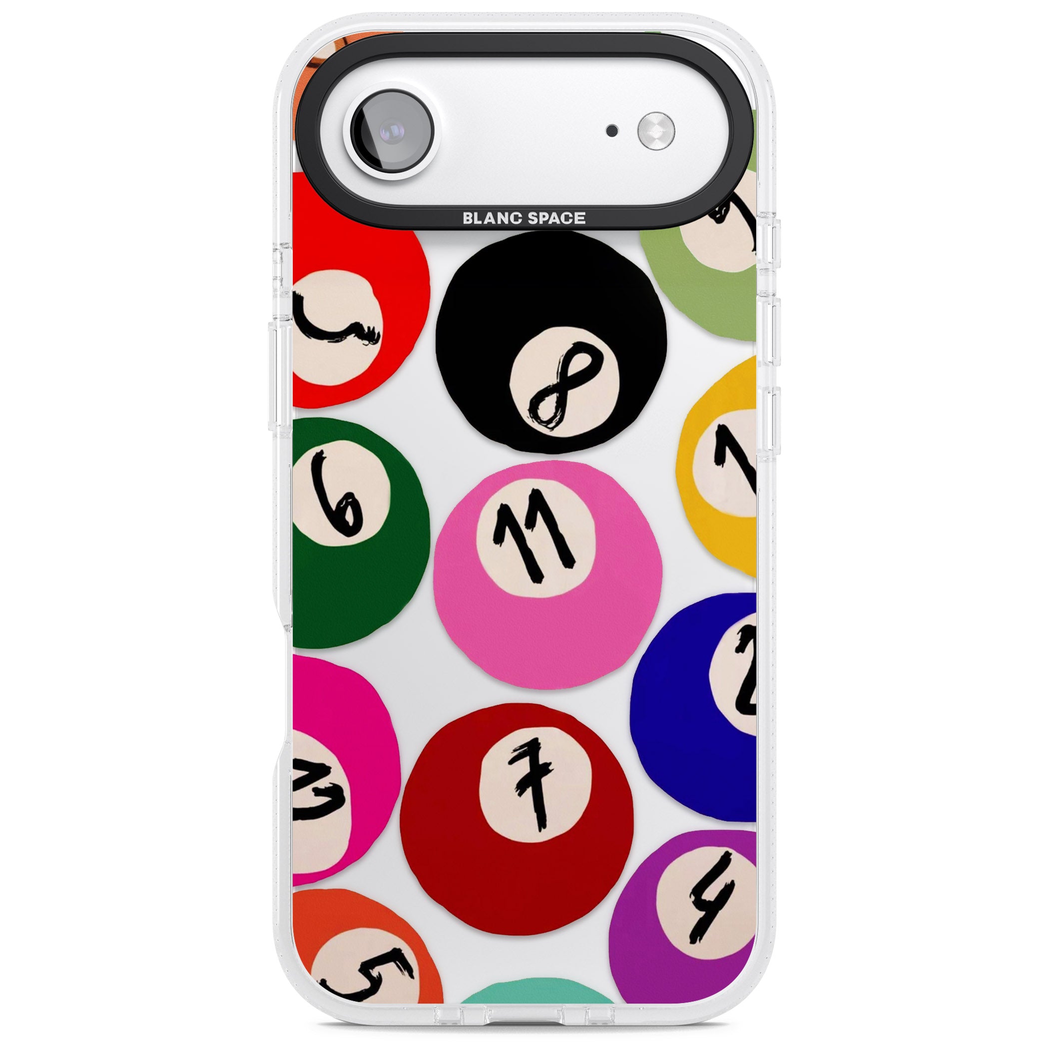 Pool Balls iPhone 17 Air Impact Air Clear Phone Case