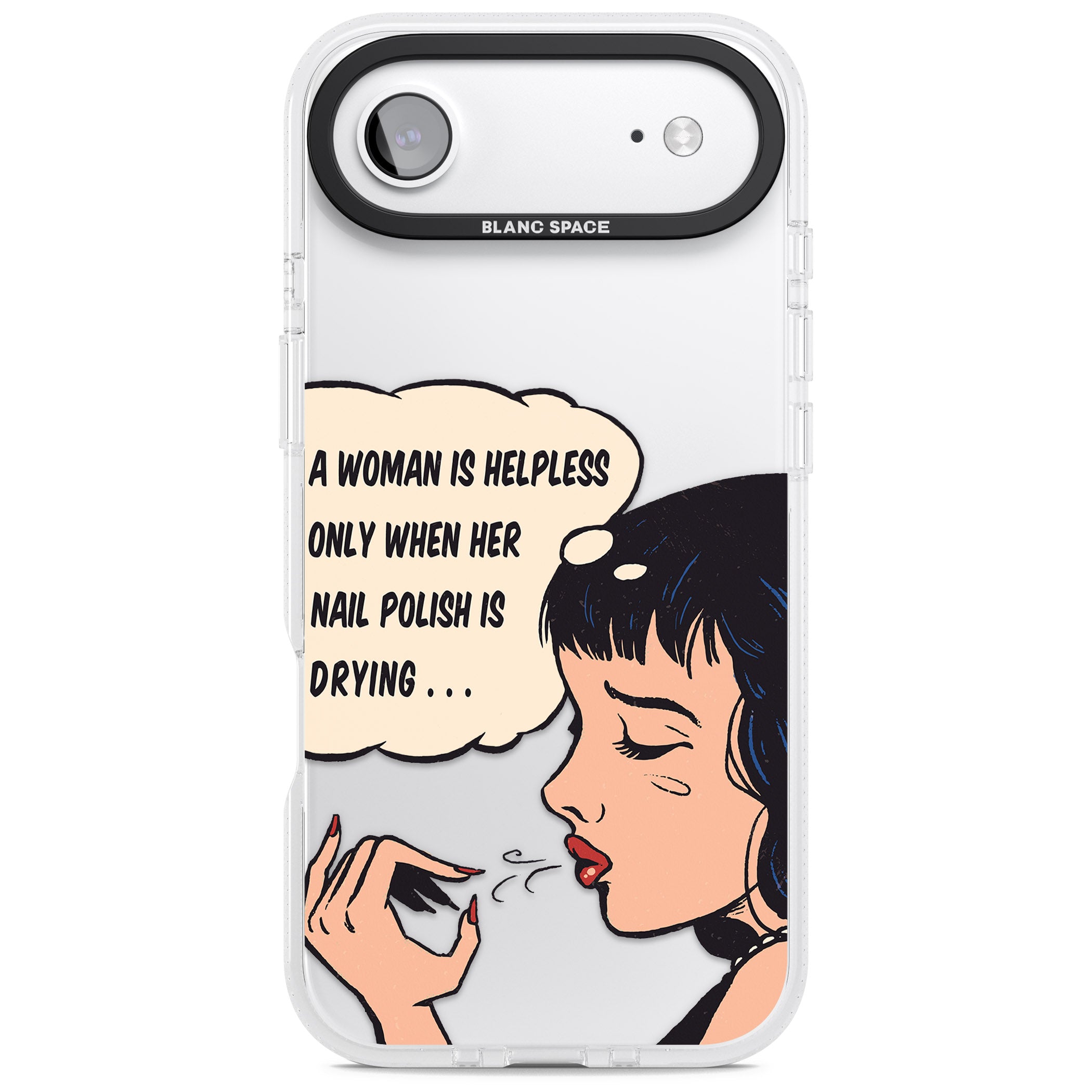 Drying Nails Pop Art iPhone 17 Air Impact Air Clear Phone Case