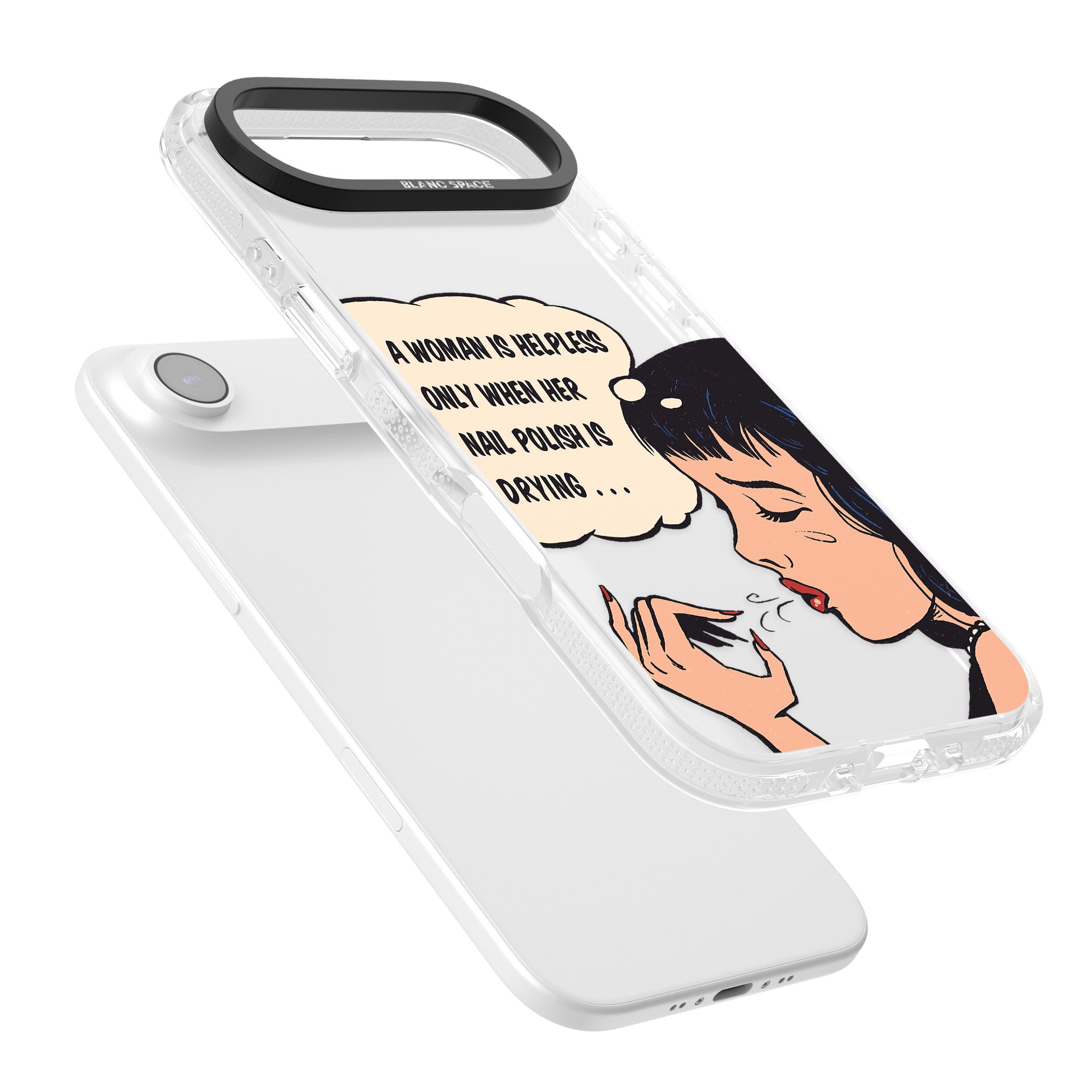 Drying Nails Pop Art iPhone 17 Air Impact Air Clear Phone Case Colours