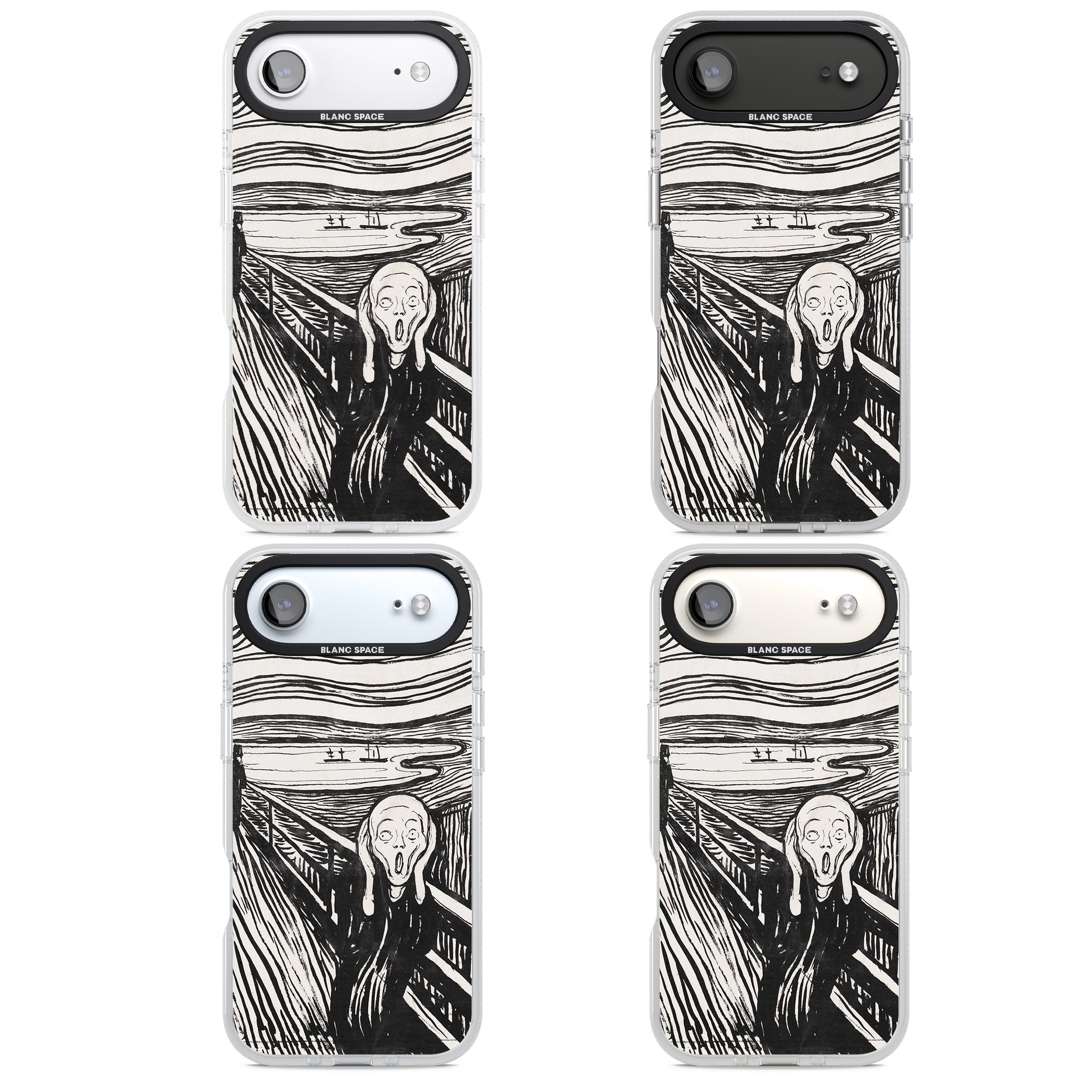 The Scream iPhone 17 Air Impact Air Clear Phone Case APT Impact Protection