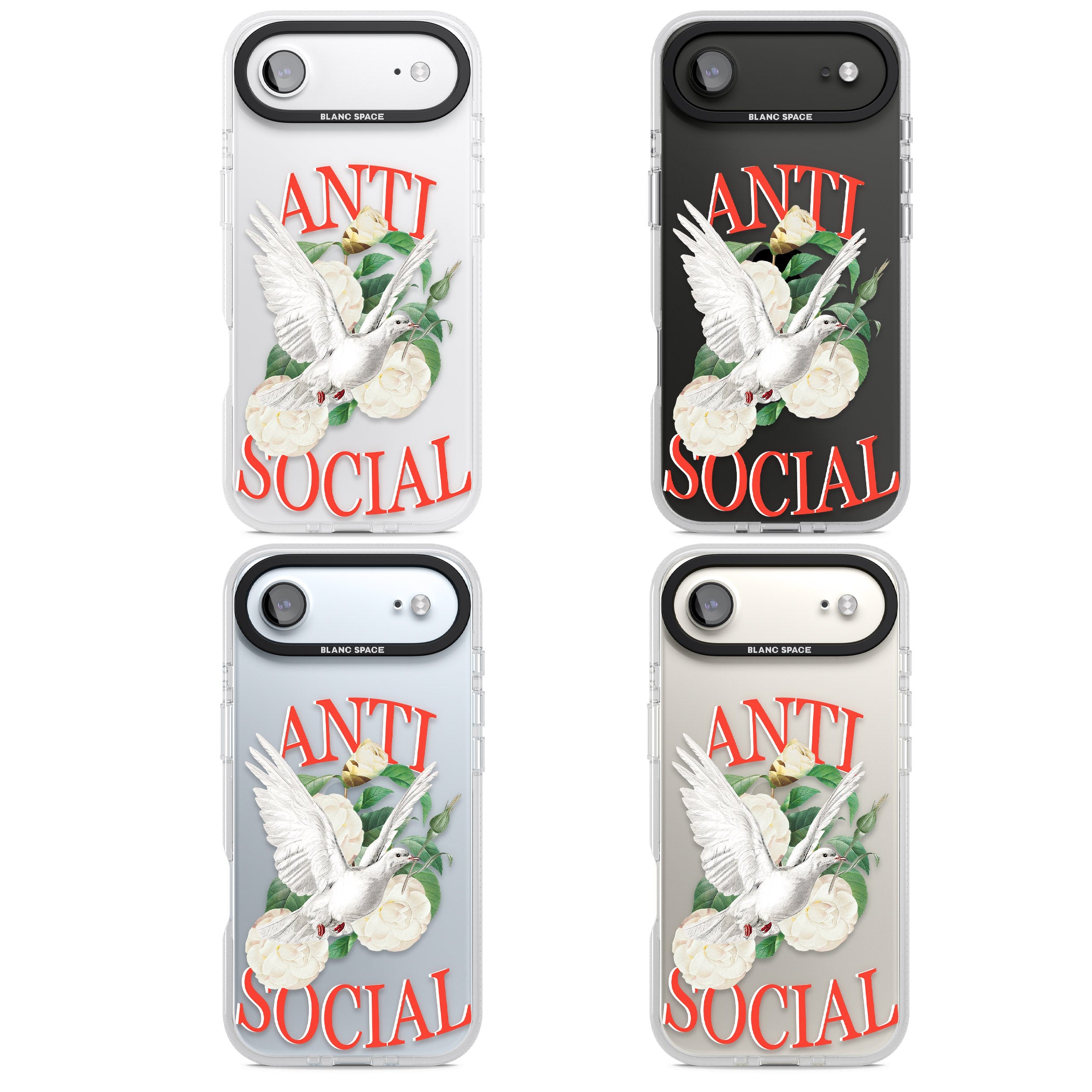 Anti Social iPhone 17 Air Impact Air Clear Phone Case APT Impact Protection
