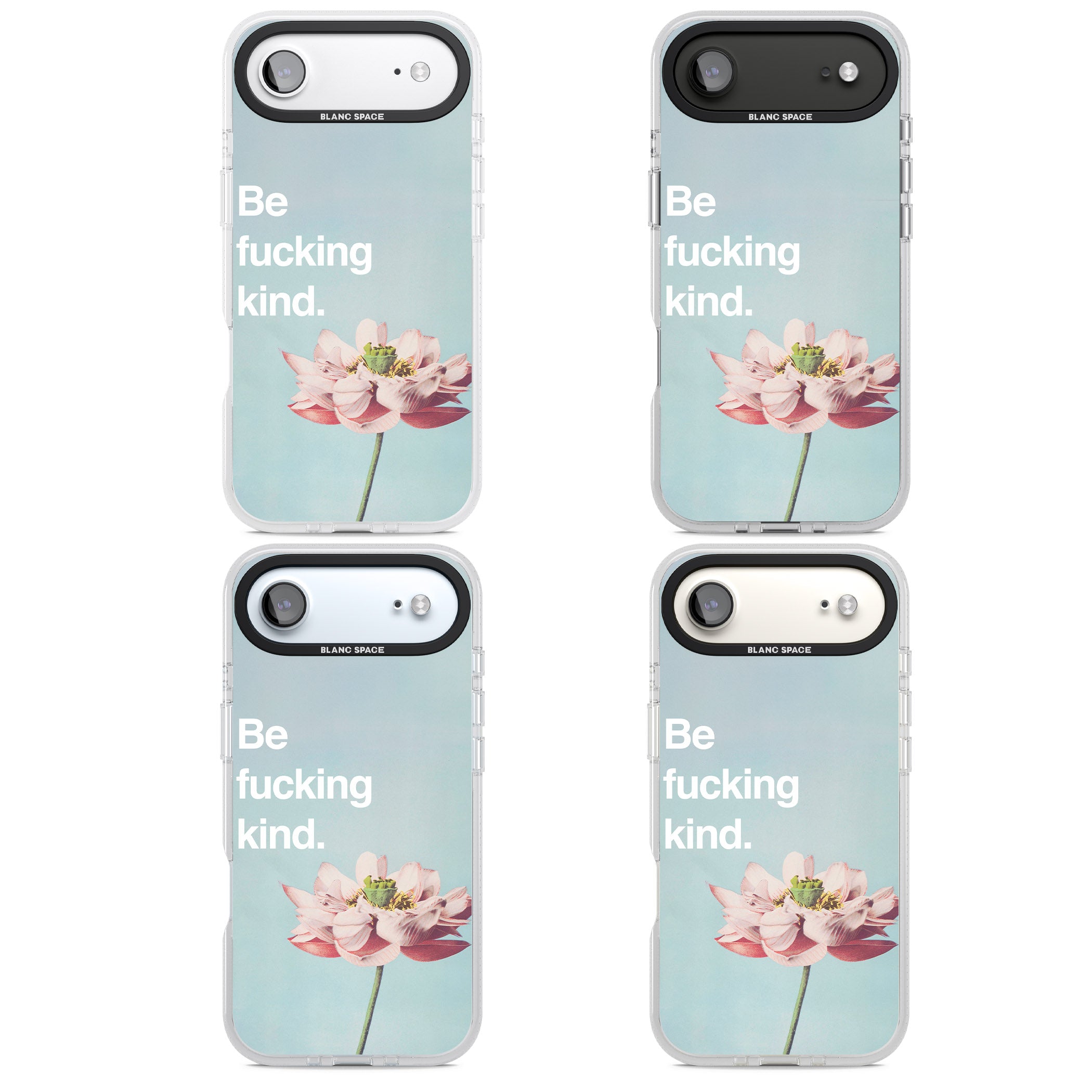 Be F*Cking Kind iPhone 17 Air Impact Air Clear Phone Case APT Impact Protection